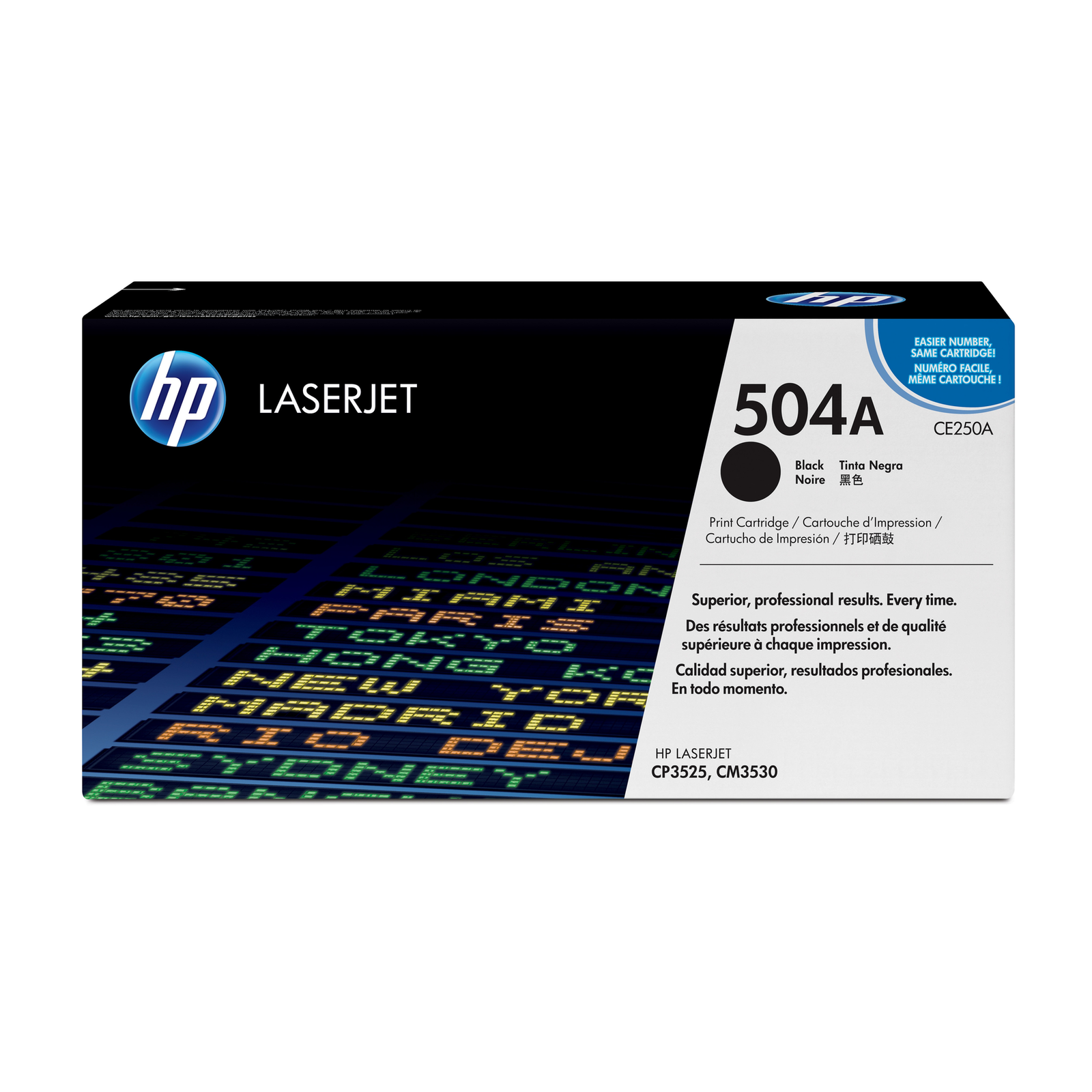 HPI 504A Black Original LaserJet Toner Cartridge 5000 Pages Black