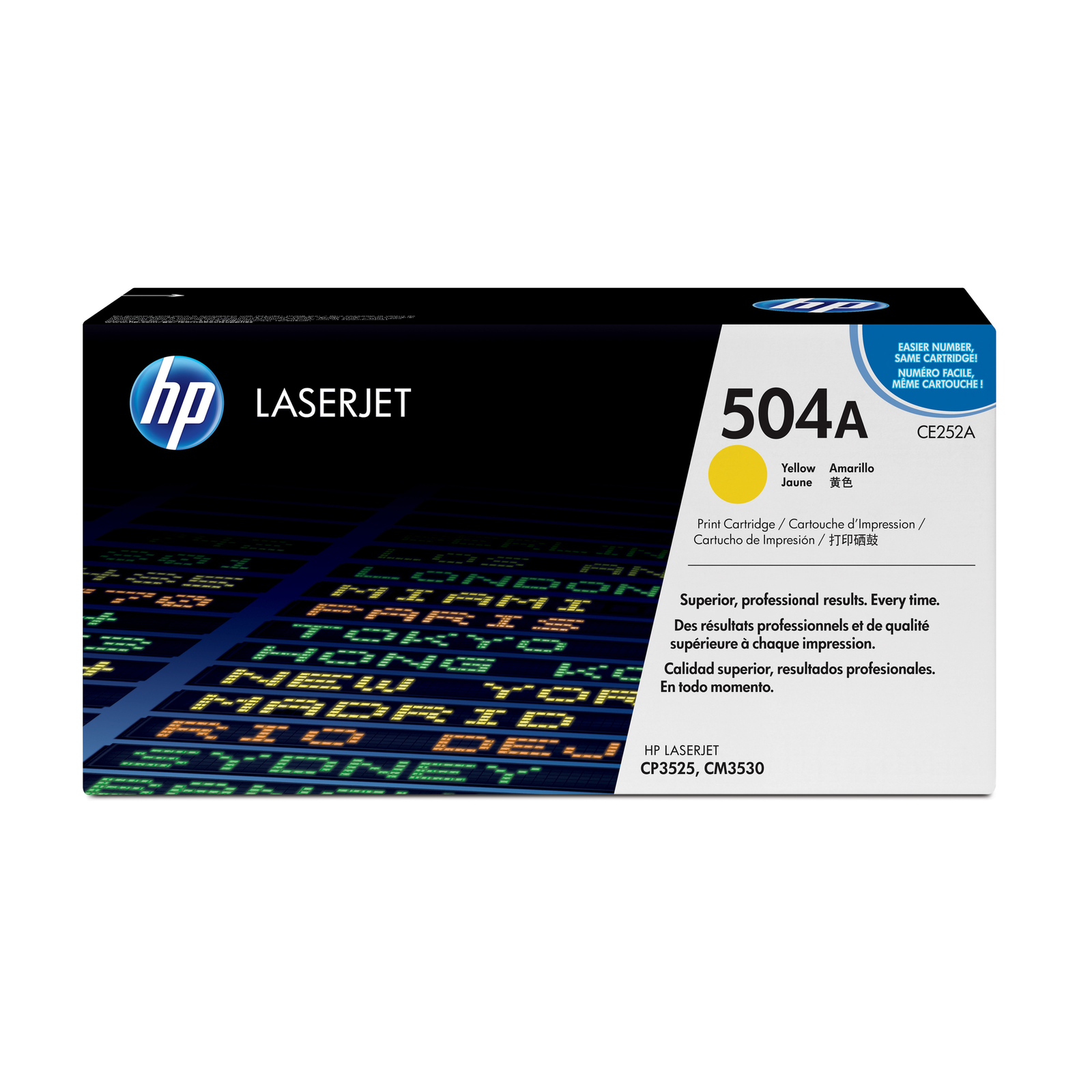 HPI Toner Yellow for Color LaserJet CP3525.CM3530. 7.000 Pages