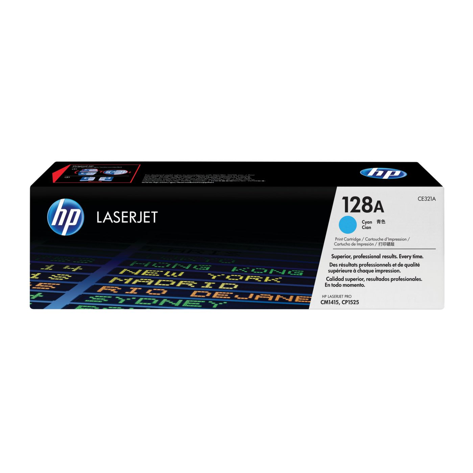 HPI 128A cyan LaserJet Toner Cartridge