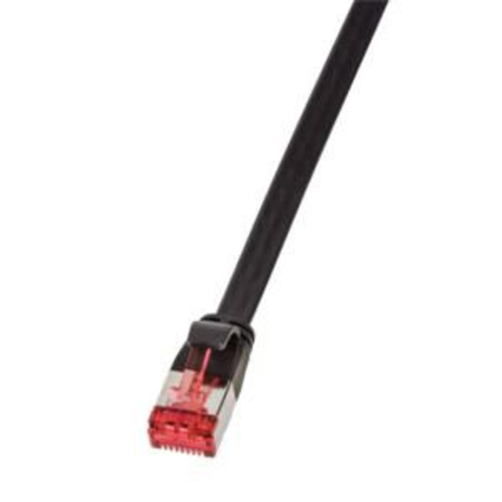 Logilink SlimLine Patch Cable RJ-45 to 5 M UFTP PiMF CAT 6 Molded without Hook Flat Black