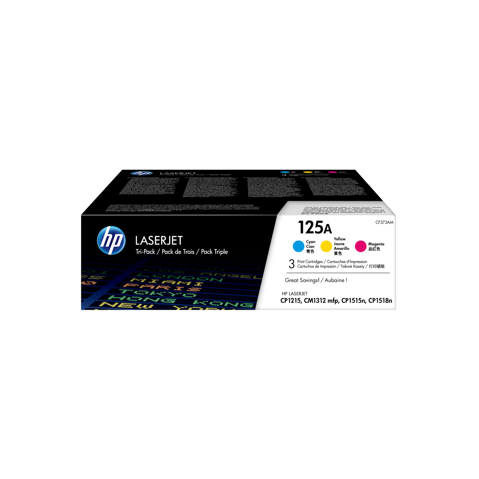 HPI 125A Yellow cyan magenta 1400 Pages Toner CF373AM