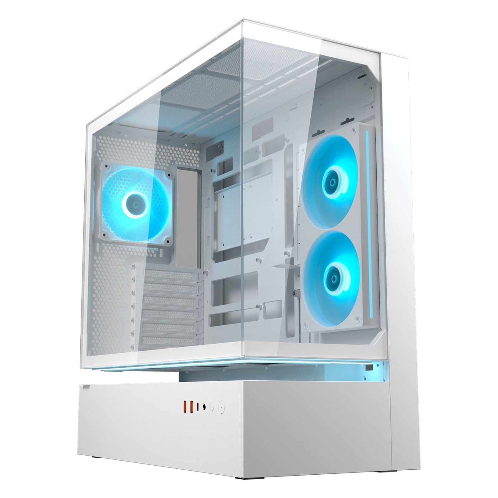 Cougar Midi Tower CFV235 ARGB Glass White