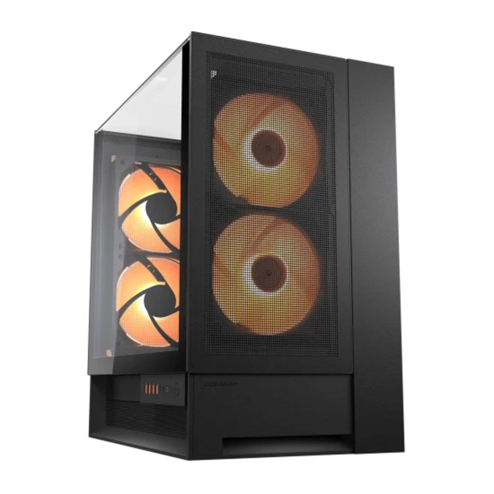Cougar Midi Tower Case OmnyX ARGB Black Midi/Mini Tower ATX
