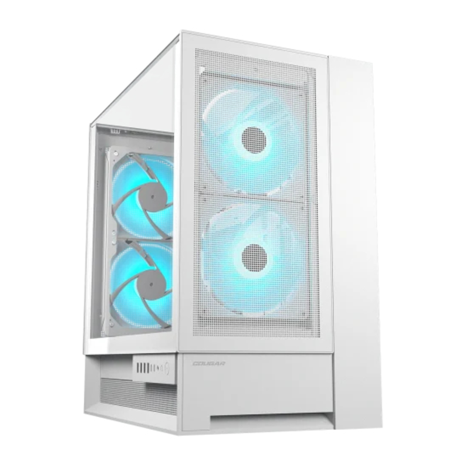 Cougar OmnyX RGB Mid Tower ATX Case with Glass Panels (White)