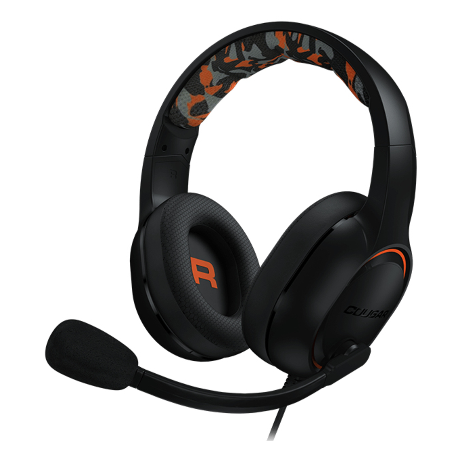 Cougar Dive Wired Gaming Headset (Black/orange)