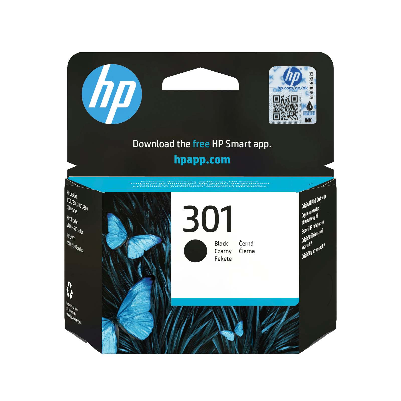 HPI 301 Black 170 Pages Ink CH561EE
