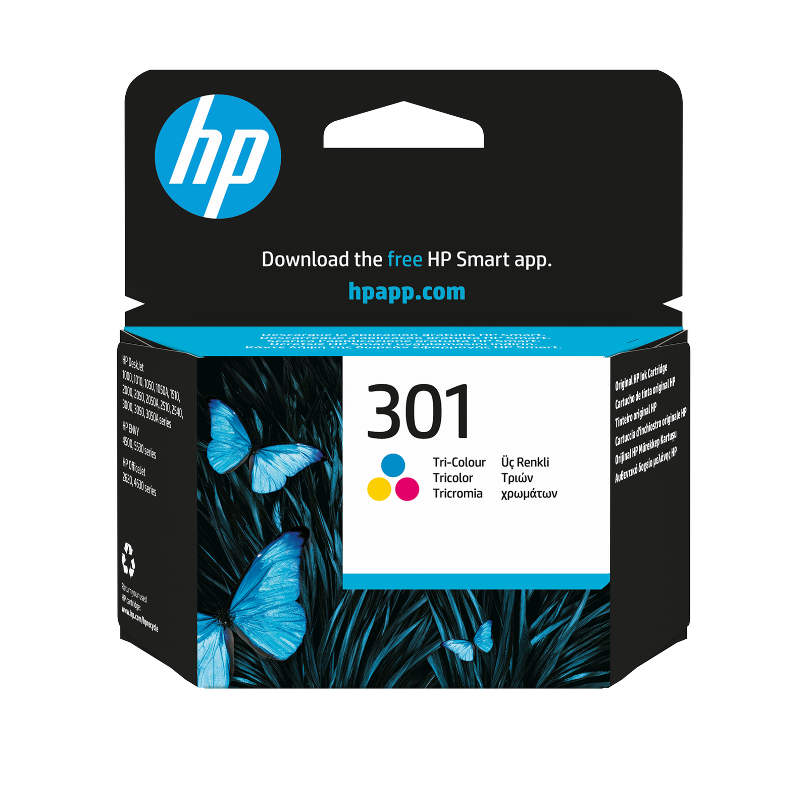 HPI 301 Color cyan magenta Yellow 150 Pages Ink CH562EE