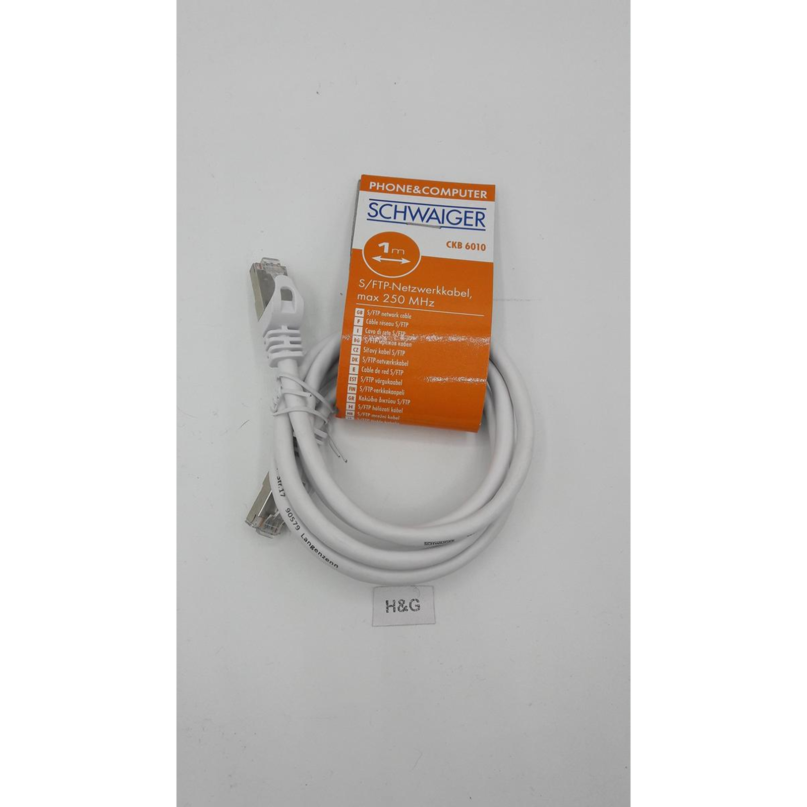 Schwaiger Network Cable RJ-45 (M) to RJ-45 (M)
