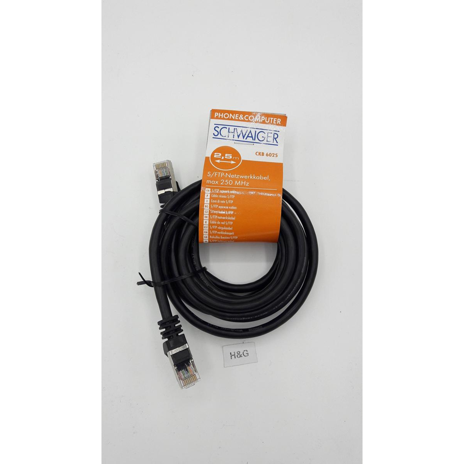 Schwaiger Network Cable RJ-45 (M) to RJ-45 (M)