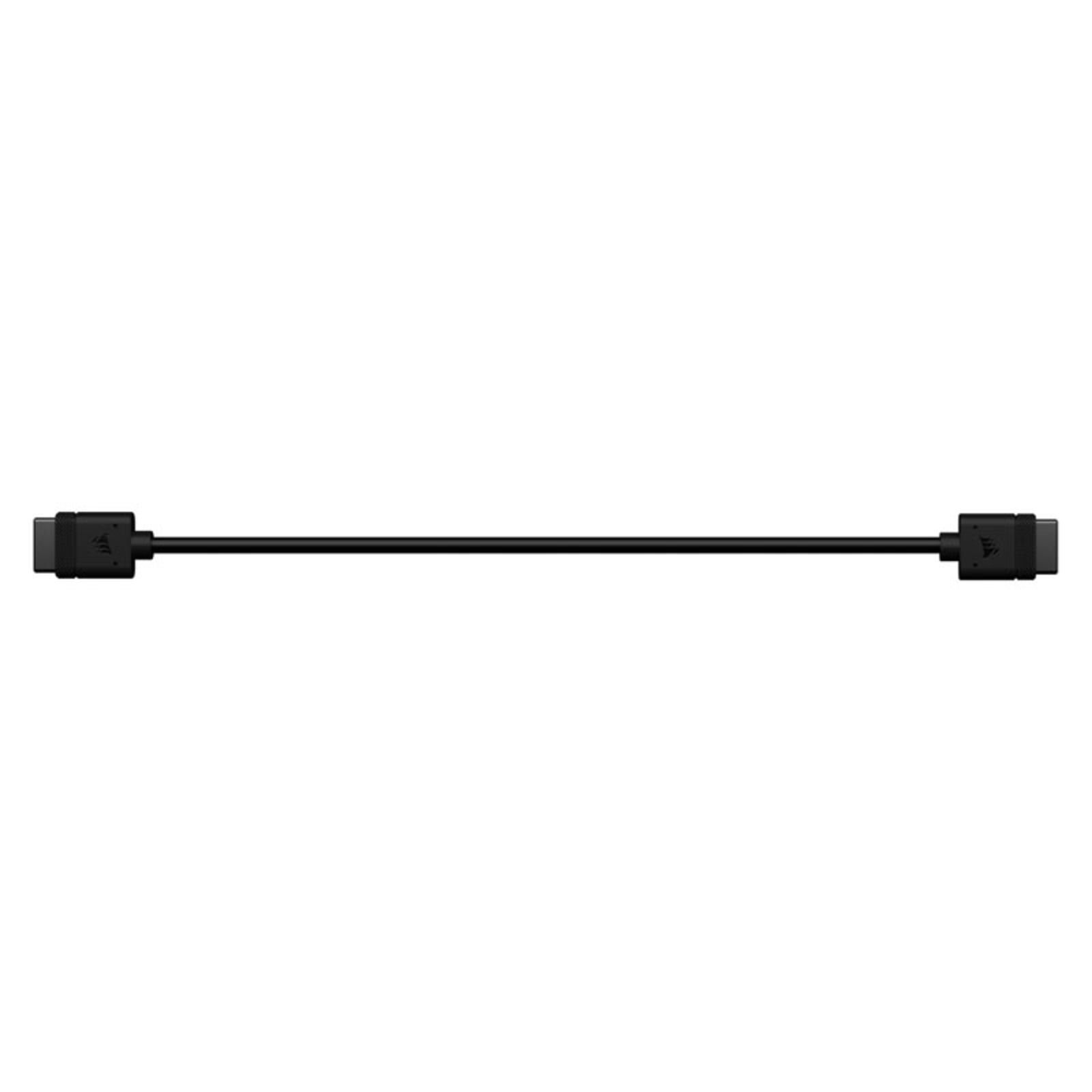 Corsair ICUE LINK Cable Connector Straight Black 20cm Set of 2