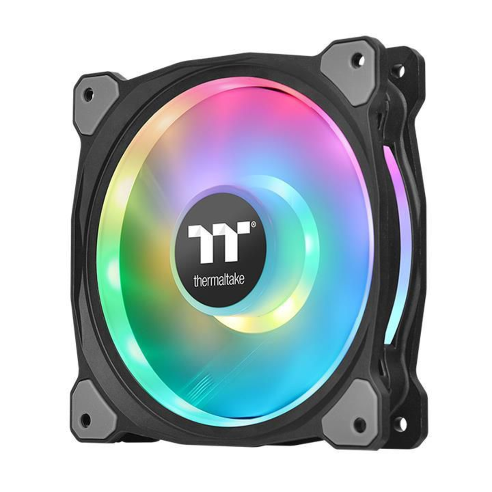 Thermaltake Riing Duo 12 RGB Radiator Fan 3 Pack Black Set of 3 1x Controller