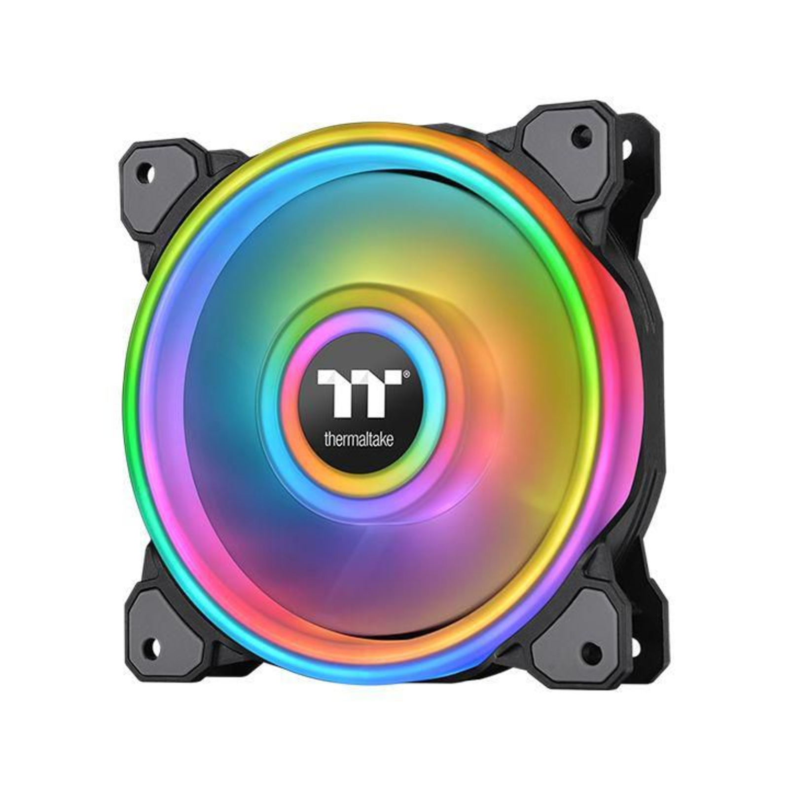 Thermaltake Riing Quad 12 RGB Radiator Fan TT Premium Edition Single Fan Pack Black No Controller