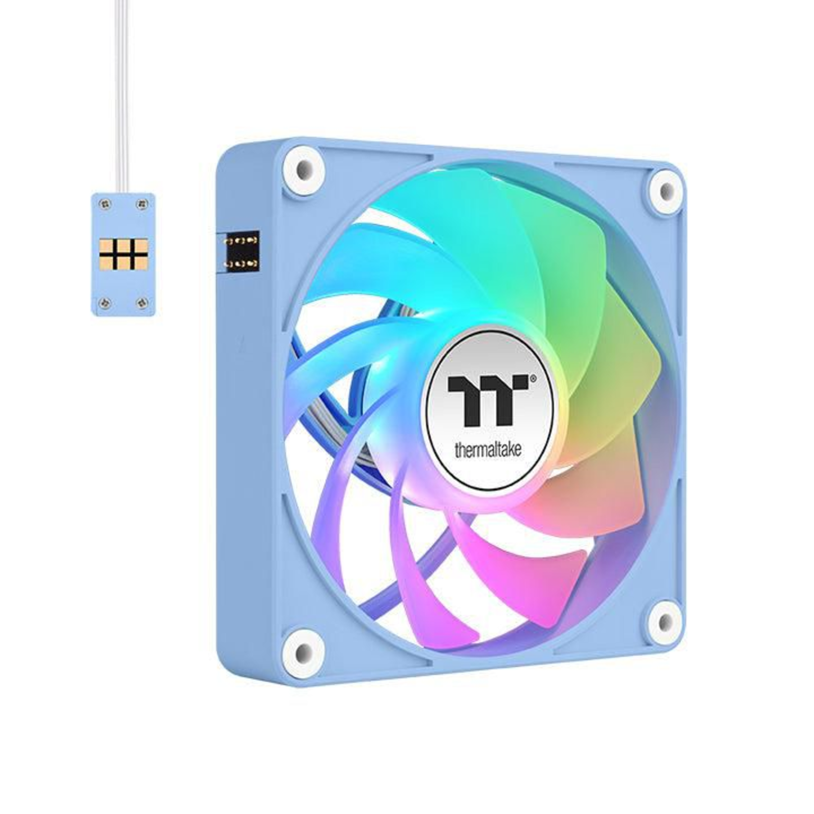 Thermaltake CT120 EX Reverse ARGB Sync Hydrangea Blue 3 Pack Case Fan Case Fan