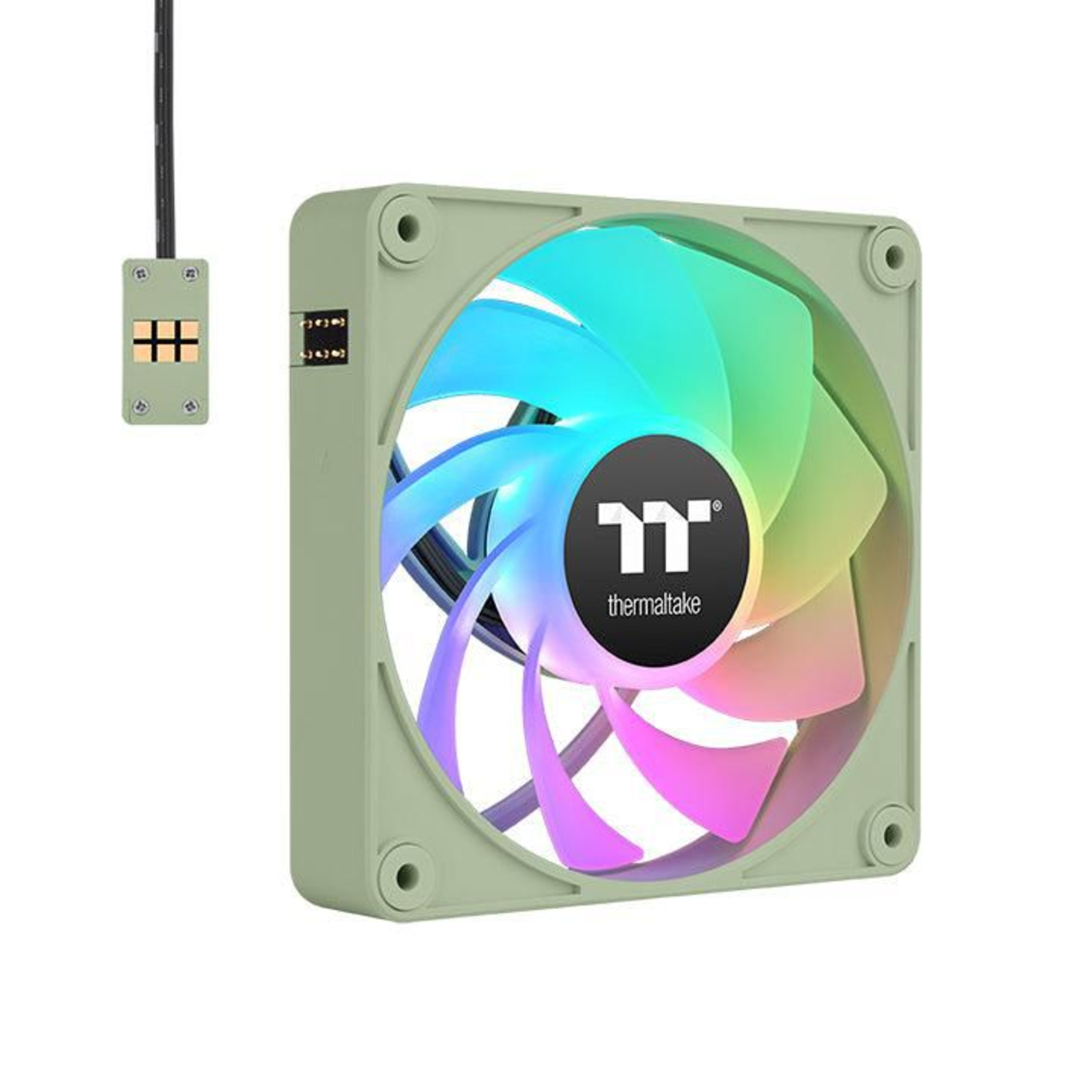 Thermaltake CT120 EX Reverse ARGB Sync Matcha Green 3 Pack Case Fan Case Fan