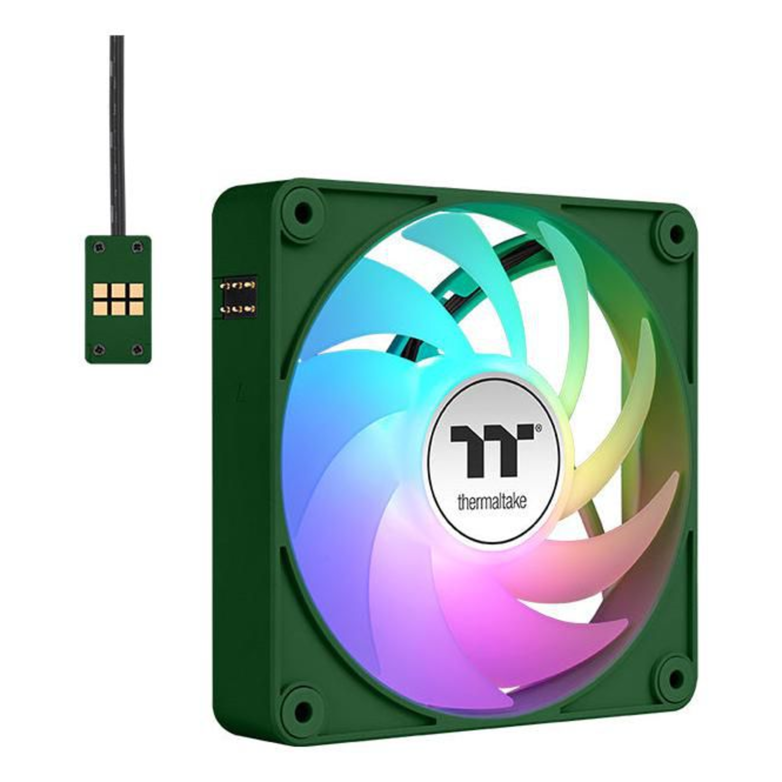 Thermaltake CT140 EX ARGB Sync PC Cooling Fan Racing Green Green 3-pack 140