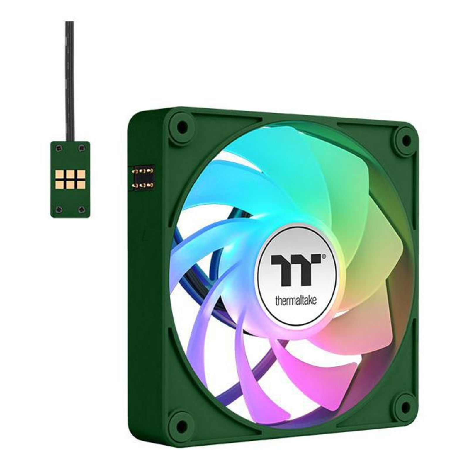Thermaltake CT120 EX Reverse Fan Racing Green 3-pack ARGB Sync