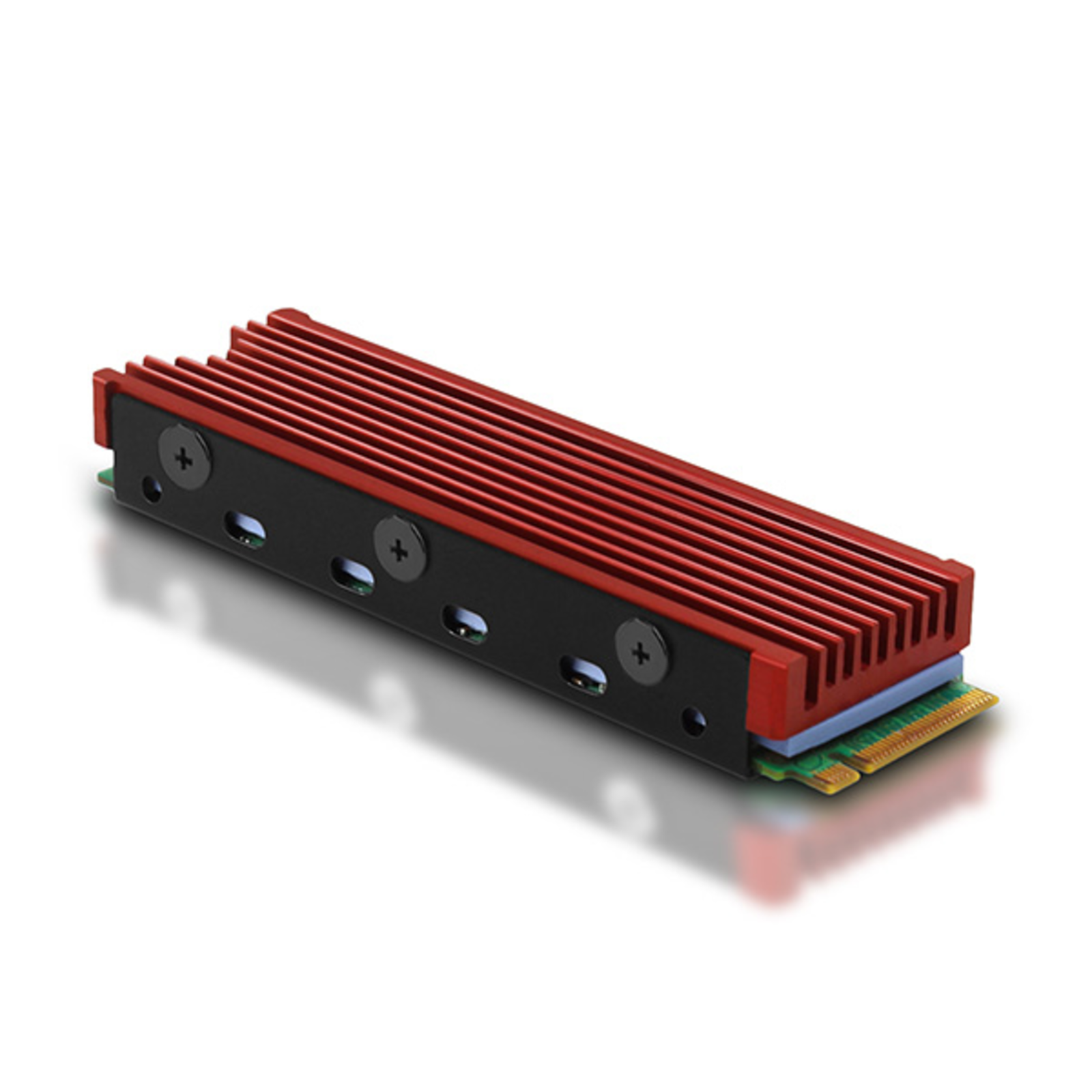 Axagon CLR-M2 Passive M.2 SSD Body 2280 Aluminium Red