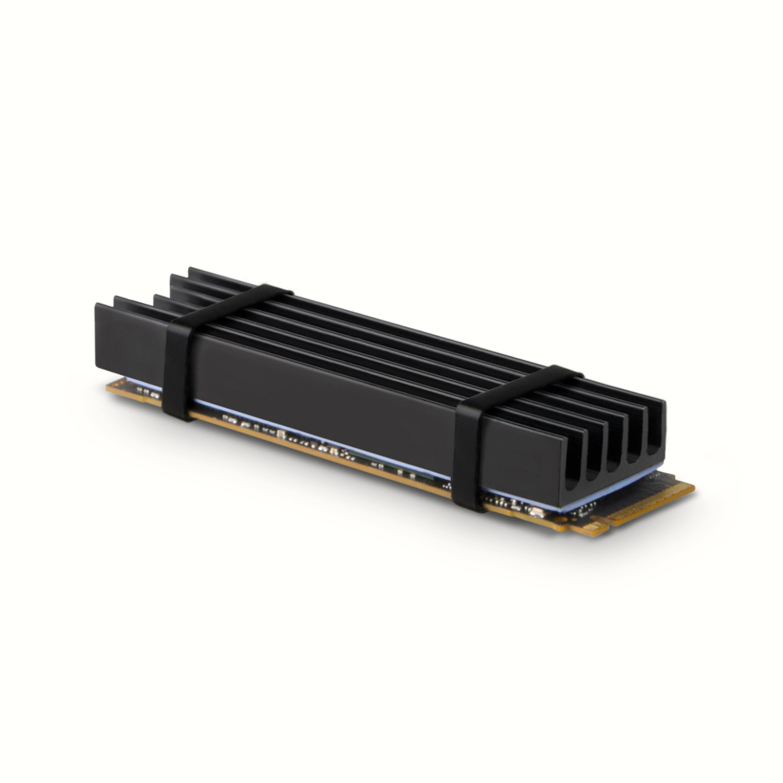 Axagon CLR-M2L10 Passive M.2 SSD Cooling Body 2280 10mm Height Aluminium Black