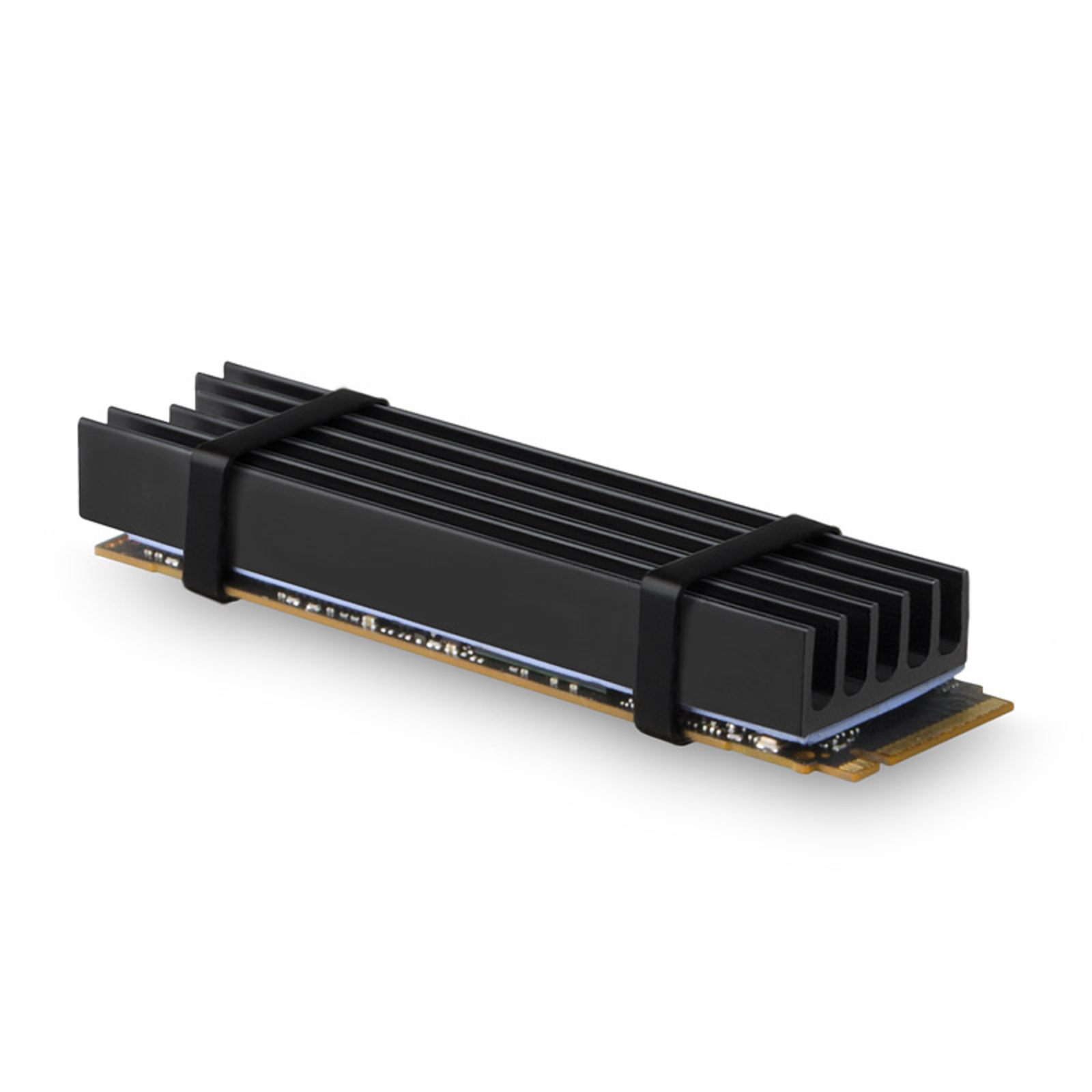 Axagon CLR-M2L10 Passive M.2 SSD Cooling Body 2280 10mm Height Aluminium Black