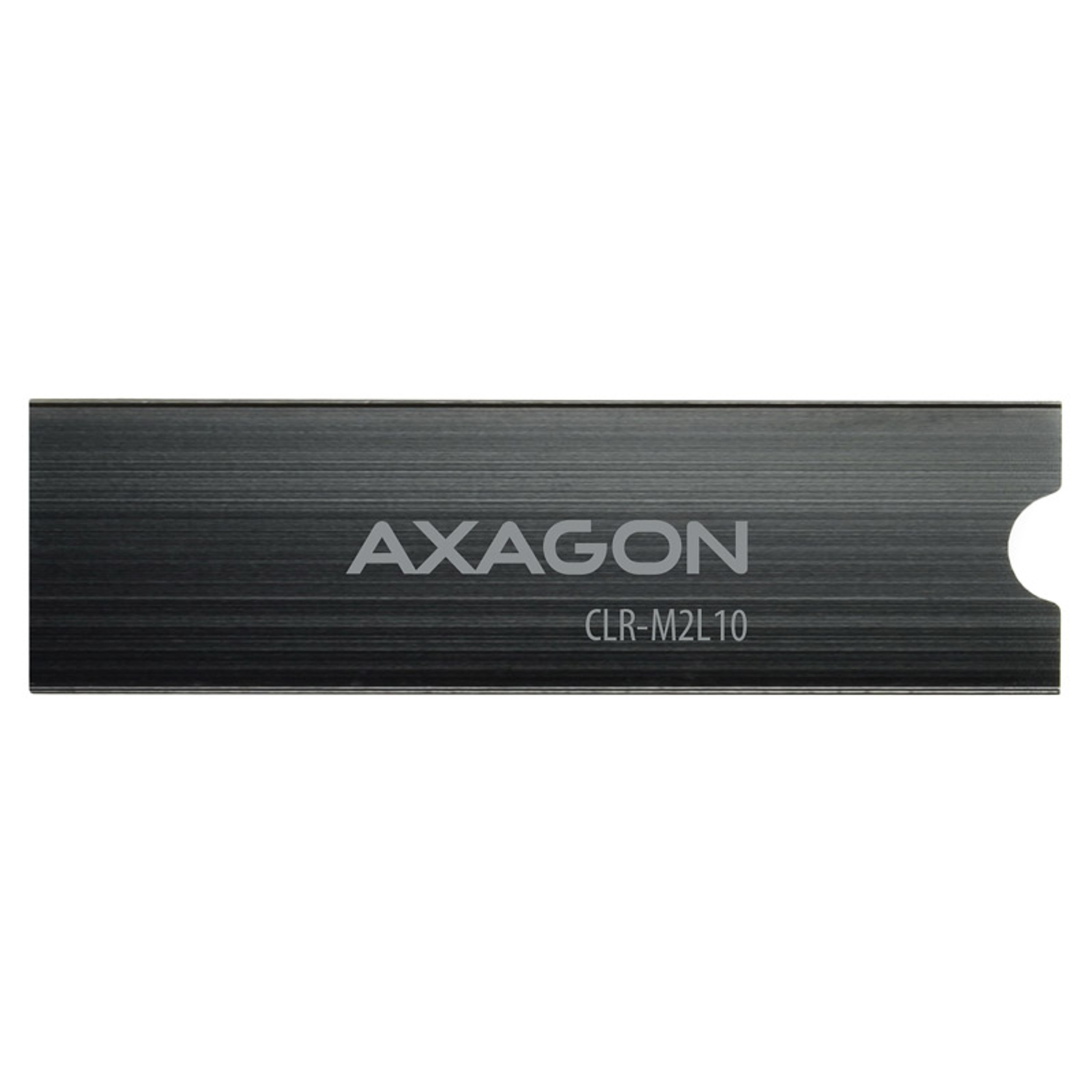 Axagon CLR-M2L10 Passive M.2 SSD Cooling Body 2280 10mm Height Aluminium Black