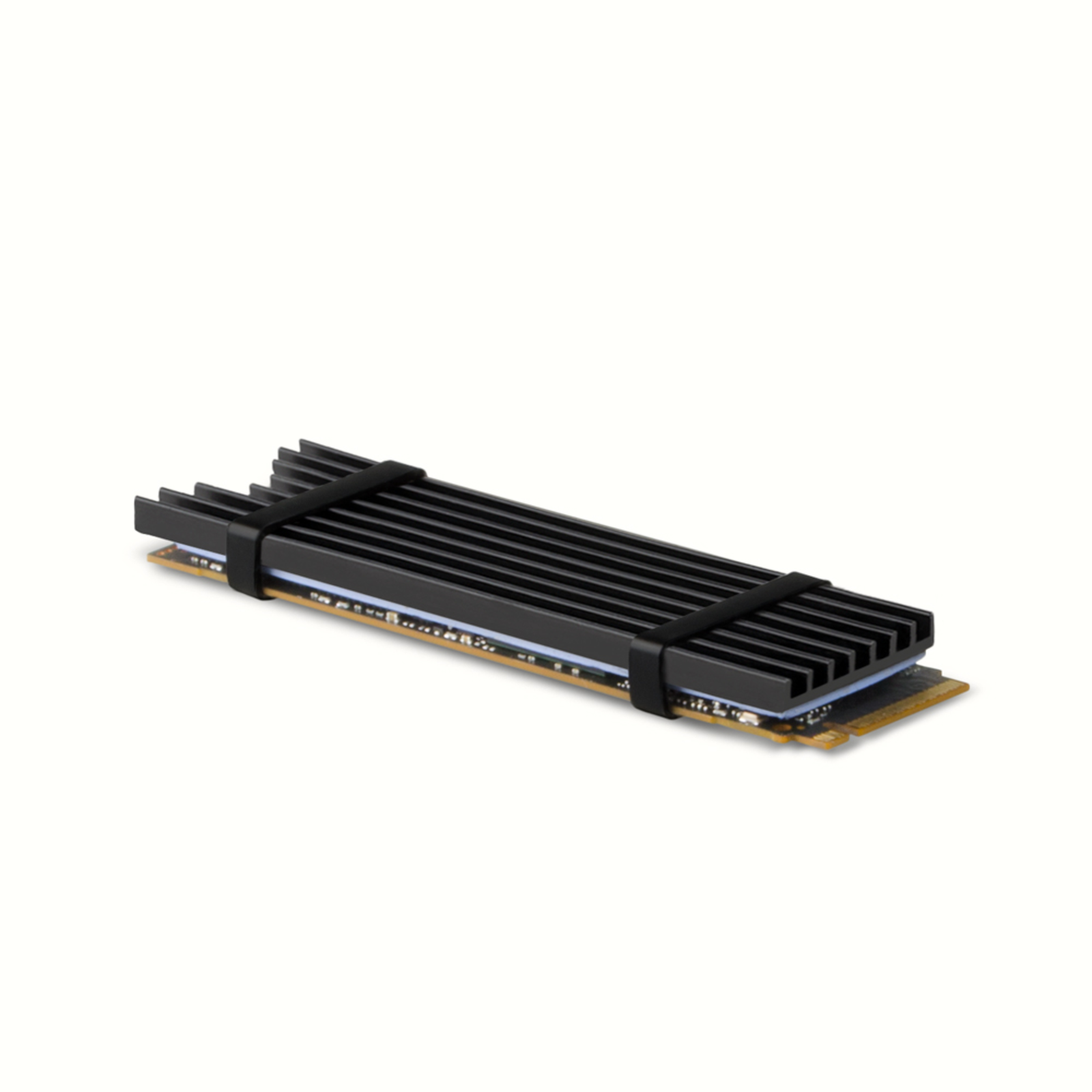 Axagon CLR-M2L3 Passive M.2 SSD Cooling Body 2280 3mm Height Aluminium Black