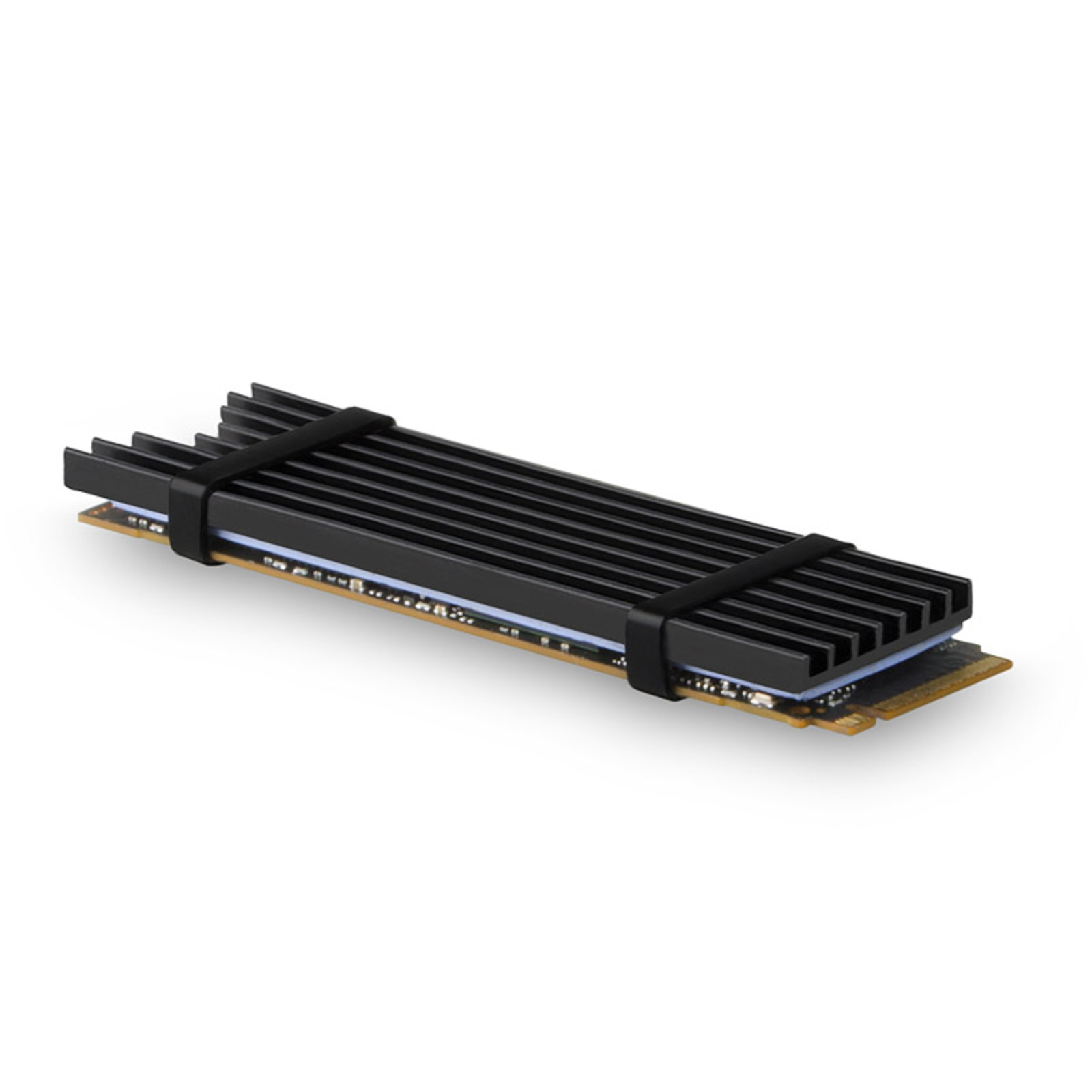 Axagon CLR-M2L3 Passive M.2 SSD Cooling Body 2280 3mm Height Aluminium Black