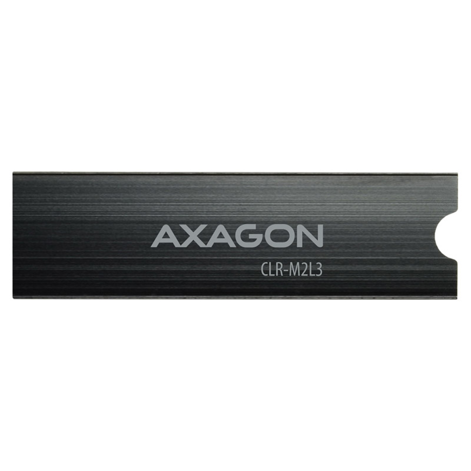 Axagon CLR-M2L3 Passive M.2 SSD Cooling Body 2280 3mm Height Aluminium Black