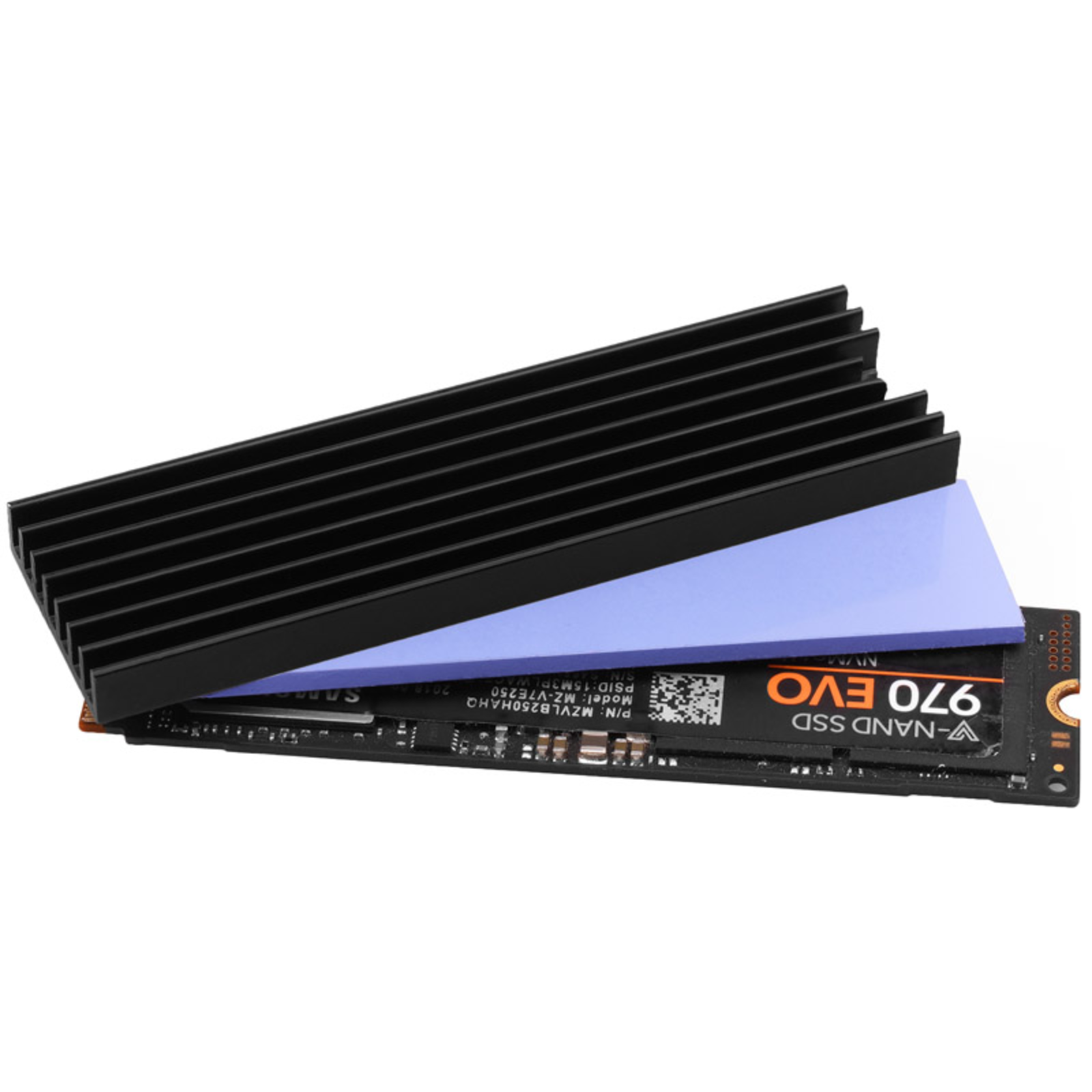 Axagon CLR-M2L6 Passive M.2 SSD Body 2280 6mm Height Aluminium Black