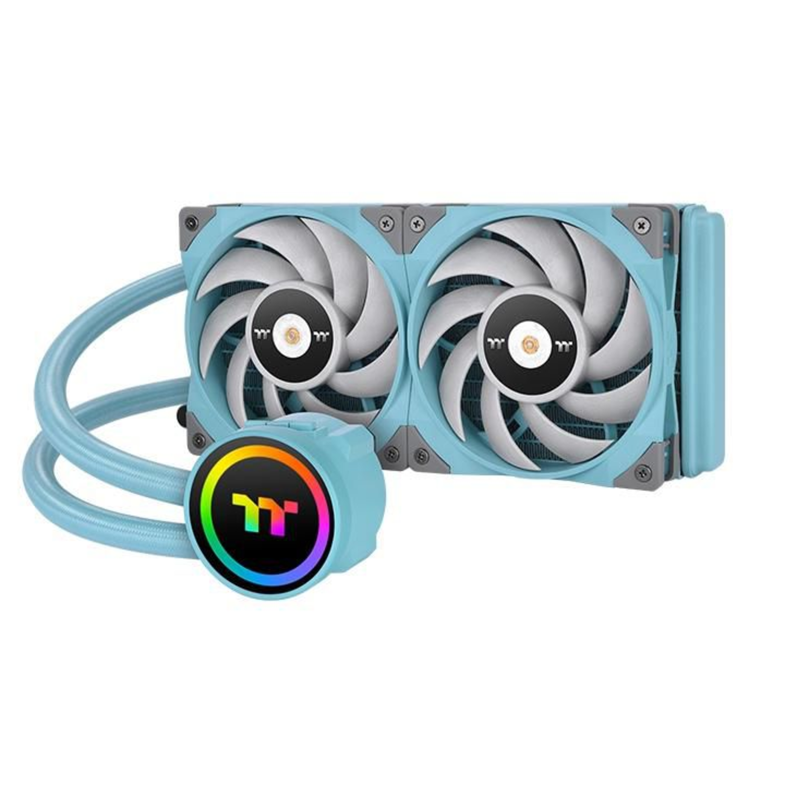 Thermaltake TOUGHLIQUID 240 ARGB Sync All-In-One Liquid Cooler Turquoise 240mm Turquoise