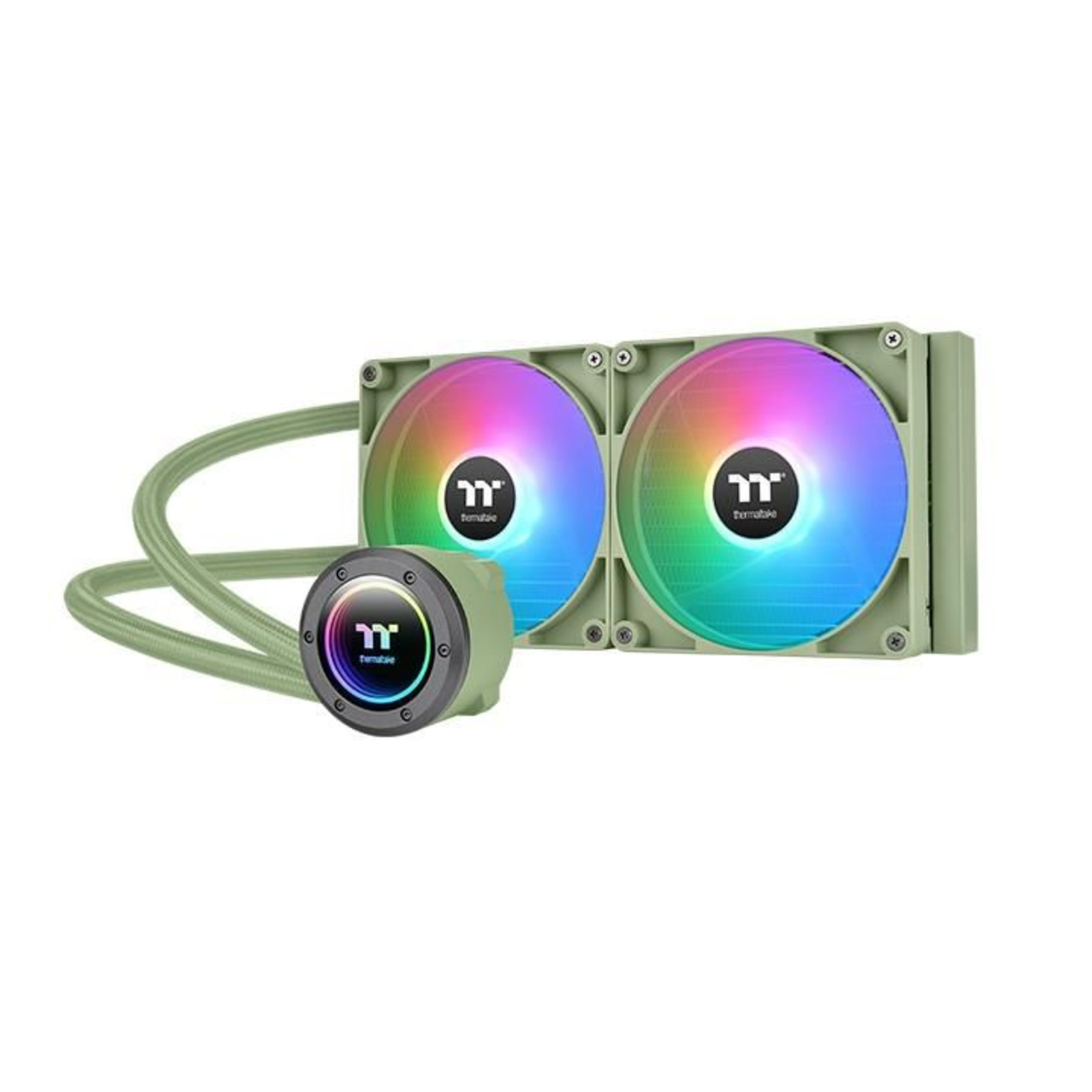 Thermaltake TH280 V2 ARGB Sync All-In-One Liquid Cooler Matcha Green olivee Green