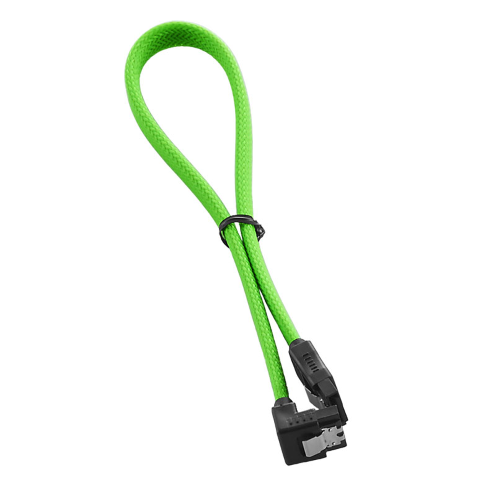 CableMod ModMesh Right Angle SATA 3 Cable 30cm Light Green