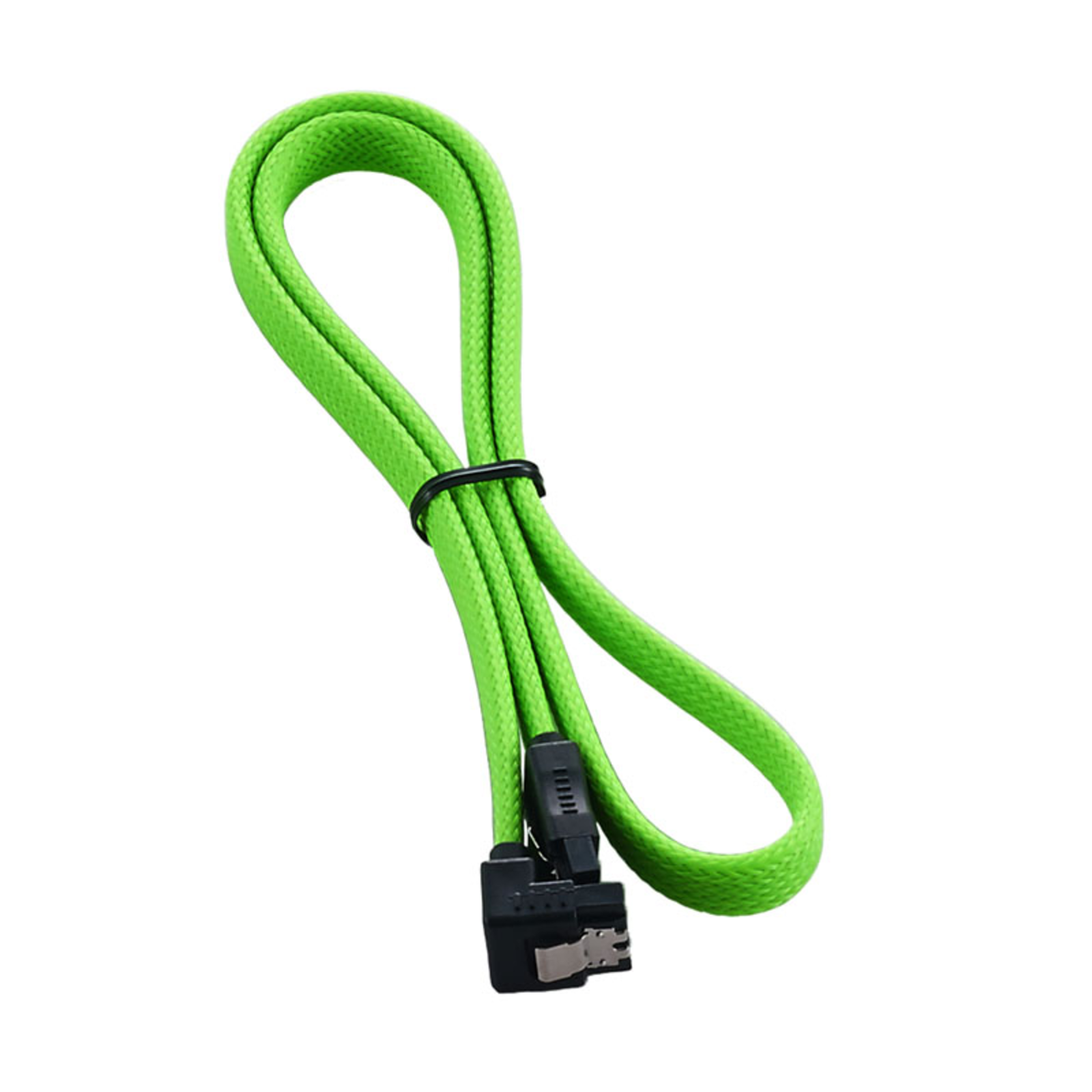 CableMod ModMesh Right Angle SATA 3 Cable 60cm Light Green