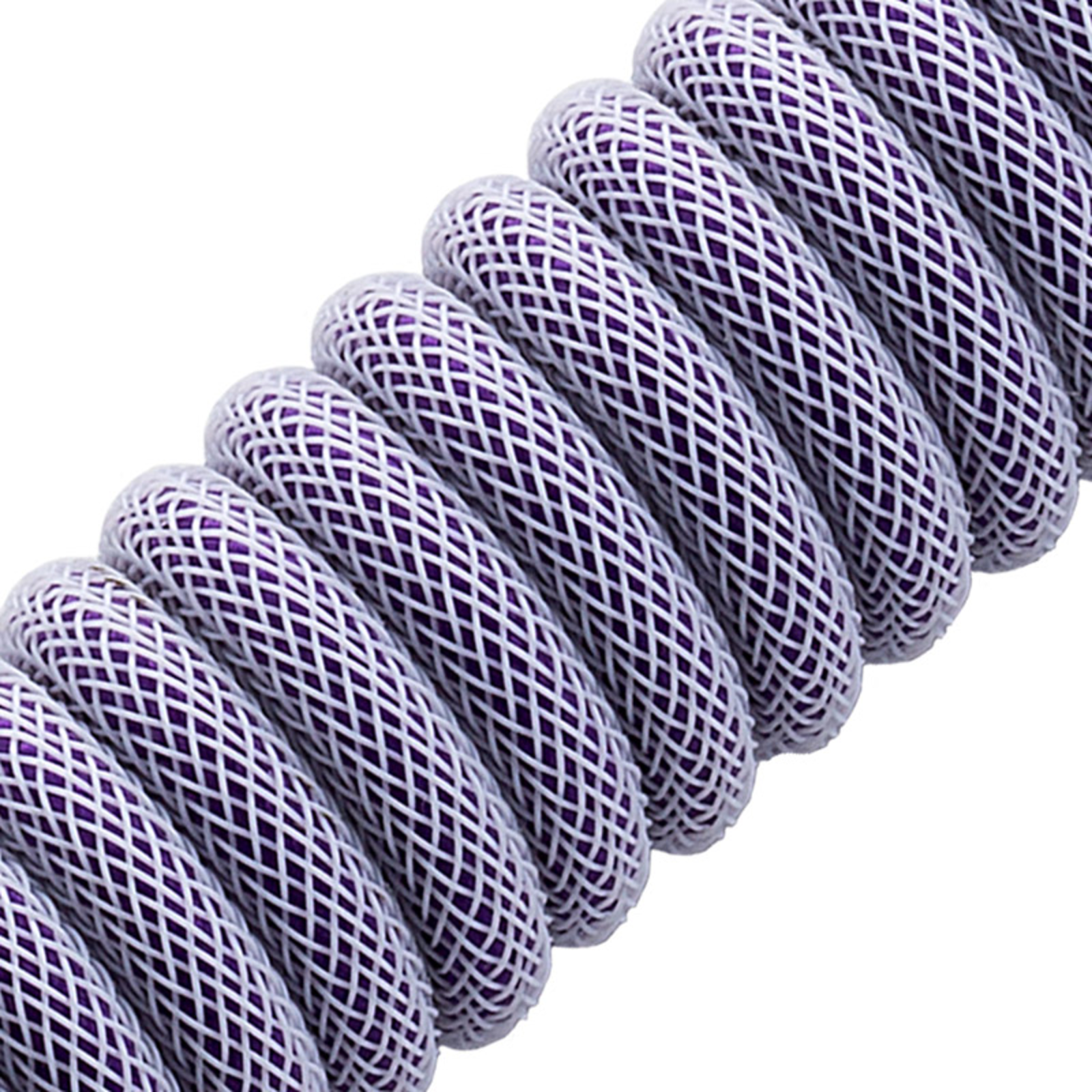 CableMod Classic Coiled Keyboard Cable USB-C to USB Type A Rum Raisin 150cm