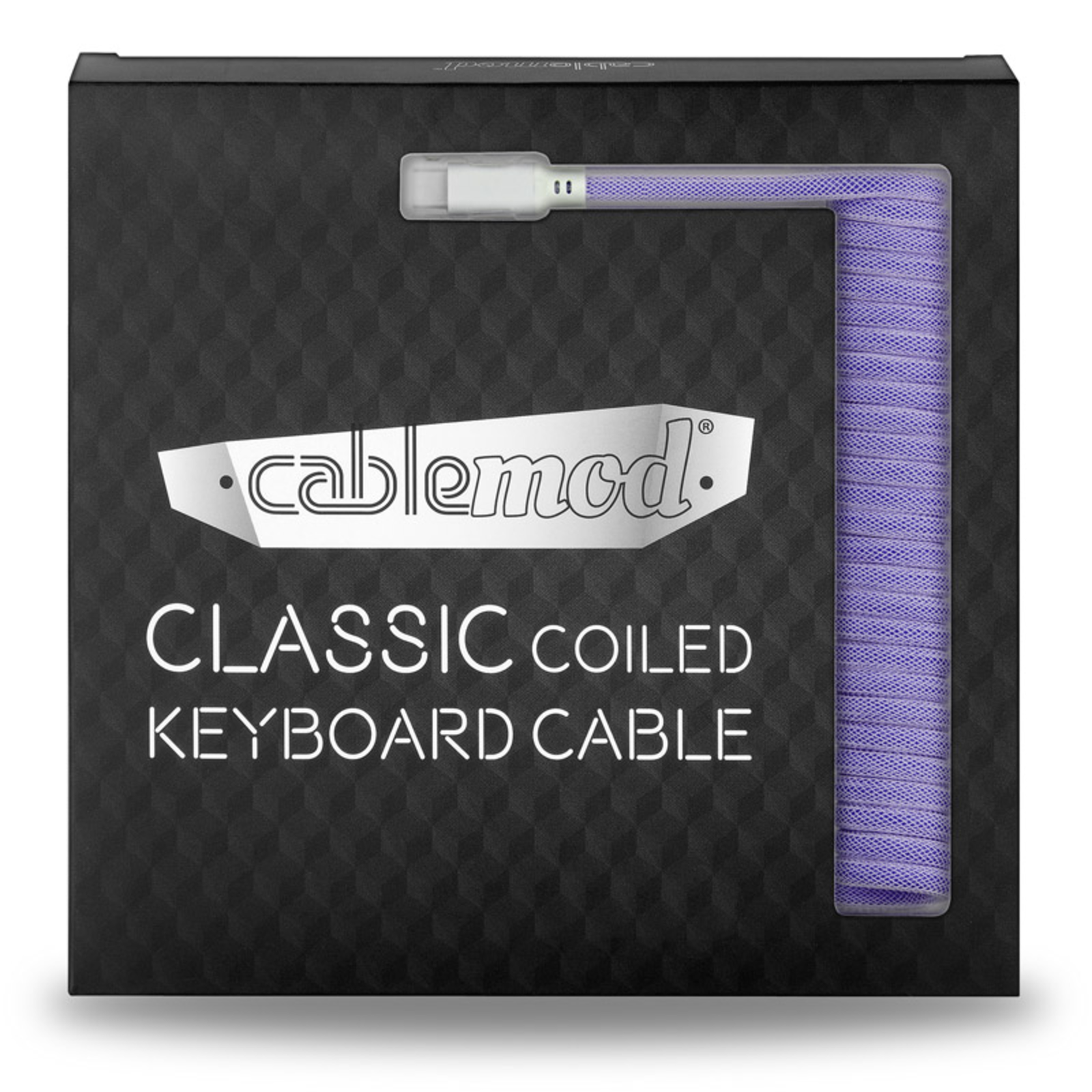 CableMod Classic Coiled Keyboard Cable USB-C to USB Type A Rum Raisin 150cm