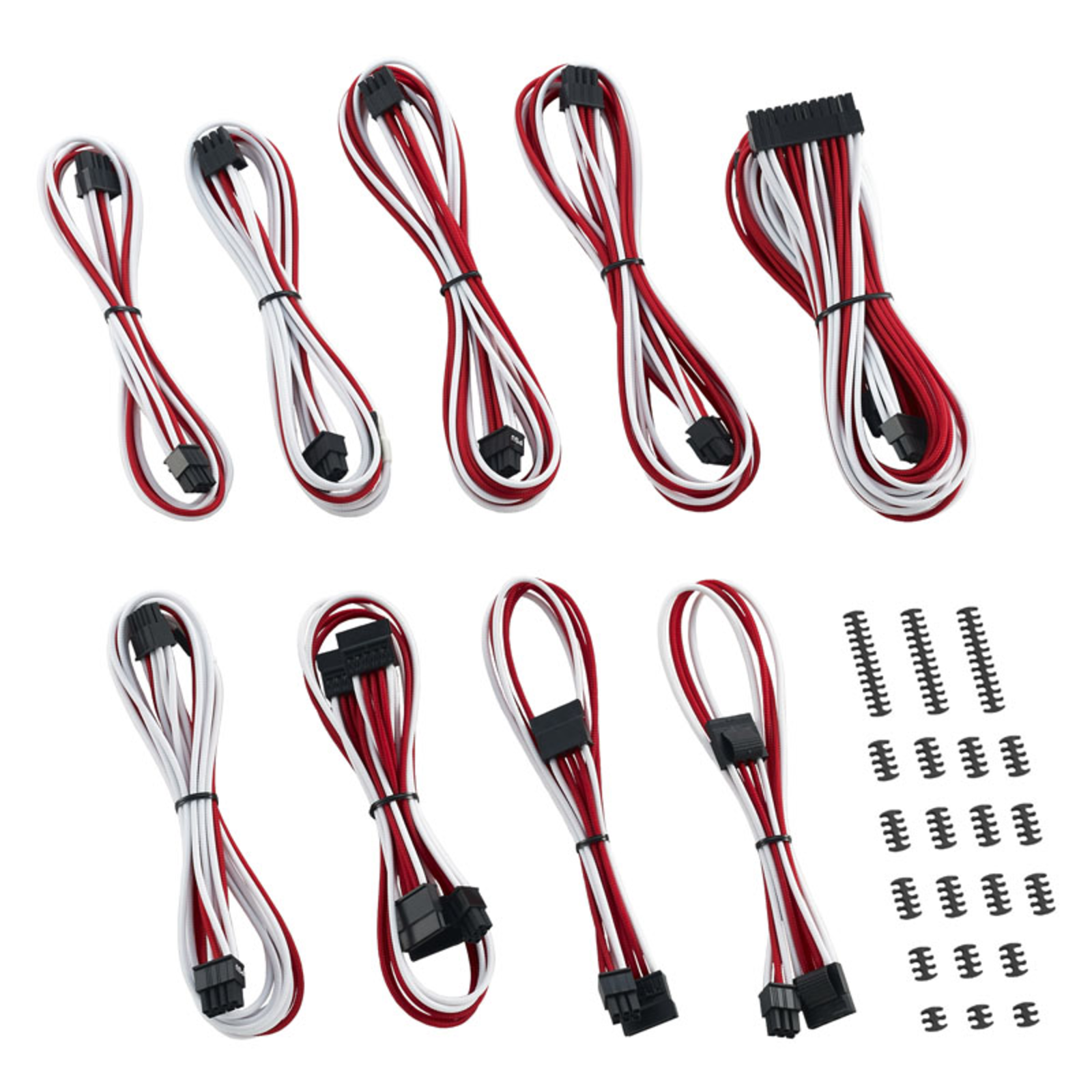 CableMod Classic ModMesh C-Series Cable Kit RMi RMx White/red