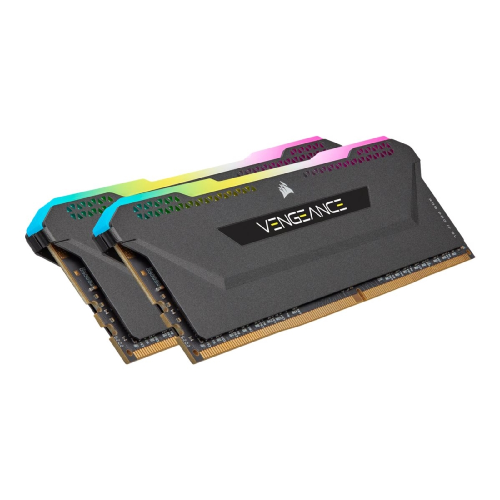 Corsair DIMM 16 GB DDR4-3200 2x 8 GB Dual Kit Black Vengeance RGB PRO SL INTEL XMP