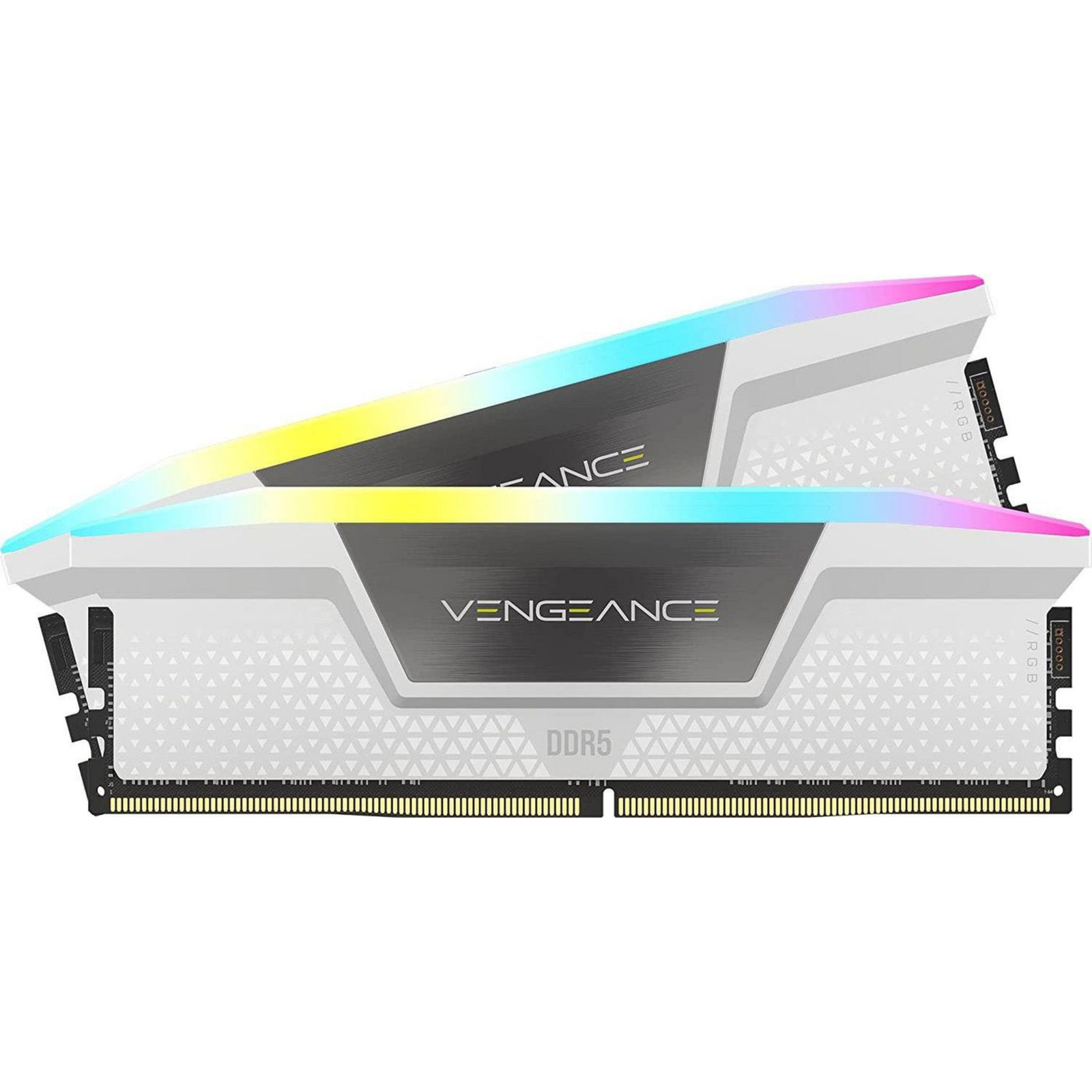 Corsair DIMM 32 GB DDR5-5200 2x 16 GB Dual Kit WhitecmH32GX5M2B5200C40W Vengeance RGB INTEL XMP