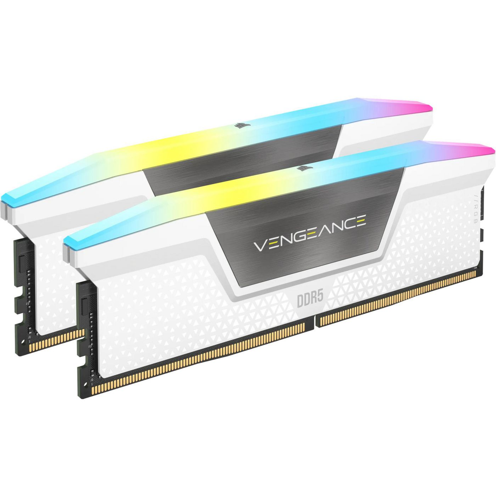 Corsair DIMM 32 GB DDR5-6000 2x 16 GB Dual Kit WhitecmH32GX5M2B6000C30W Vengeance RGB INTEL XMP