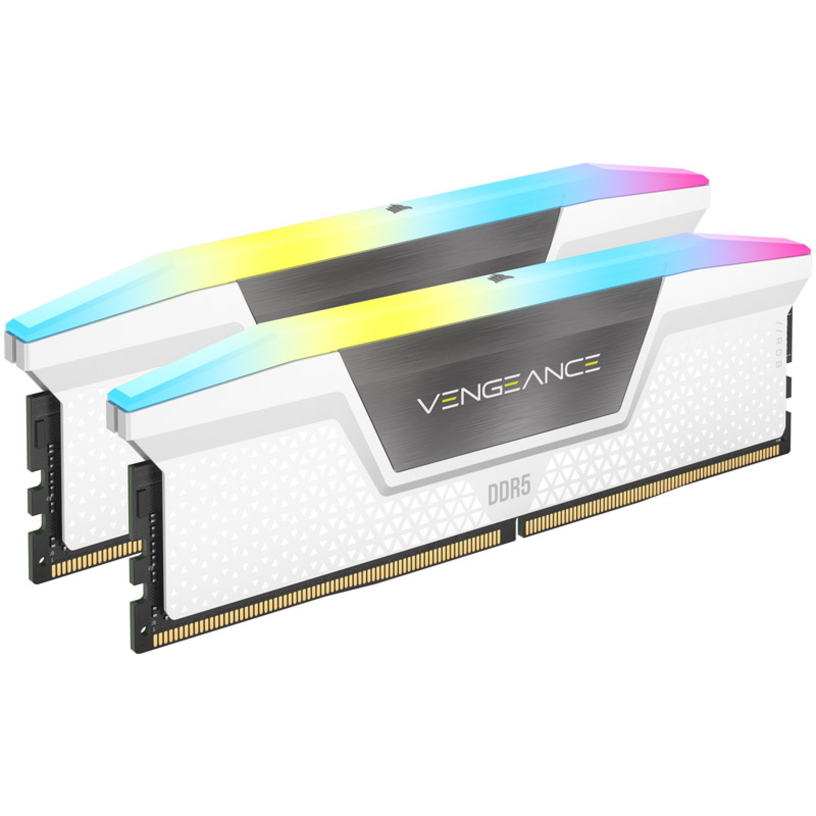 Corsair DIMM 32 GB DDR5-6200 2x 16 GB Dual Kit WhitecmH32GX5M2B6200C36W Vengeance RGB INTEL XMP