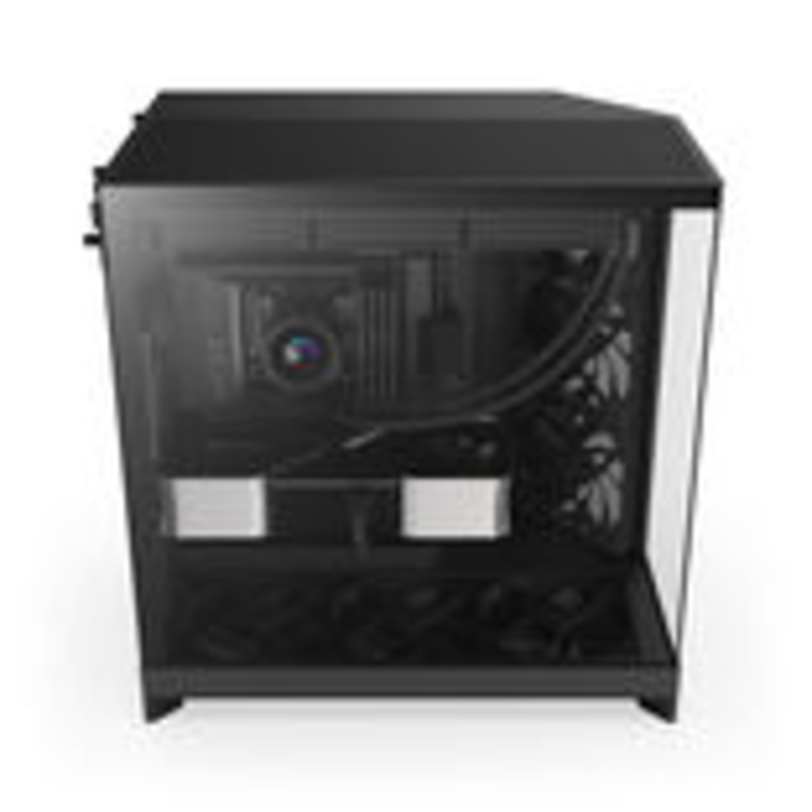 NZXT H9 Flow ATX Mid Tower Case with Glass Panels (Black)