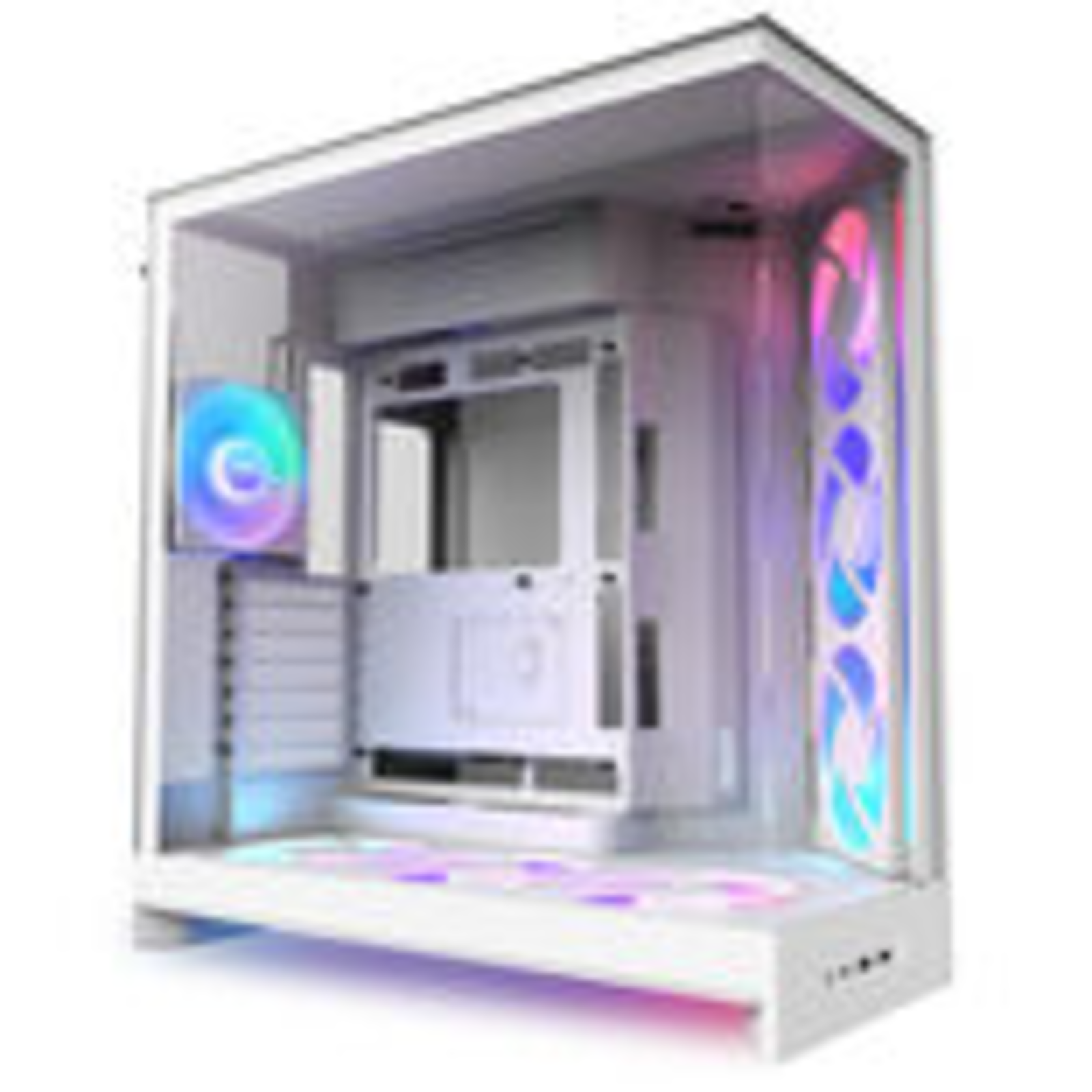 NZXT H9 FLOW RGB+ (2025) White PC Case
