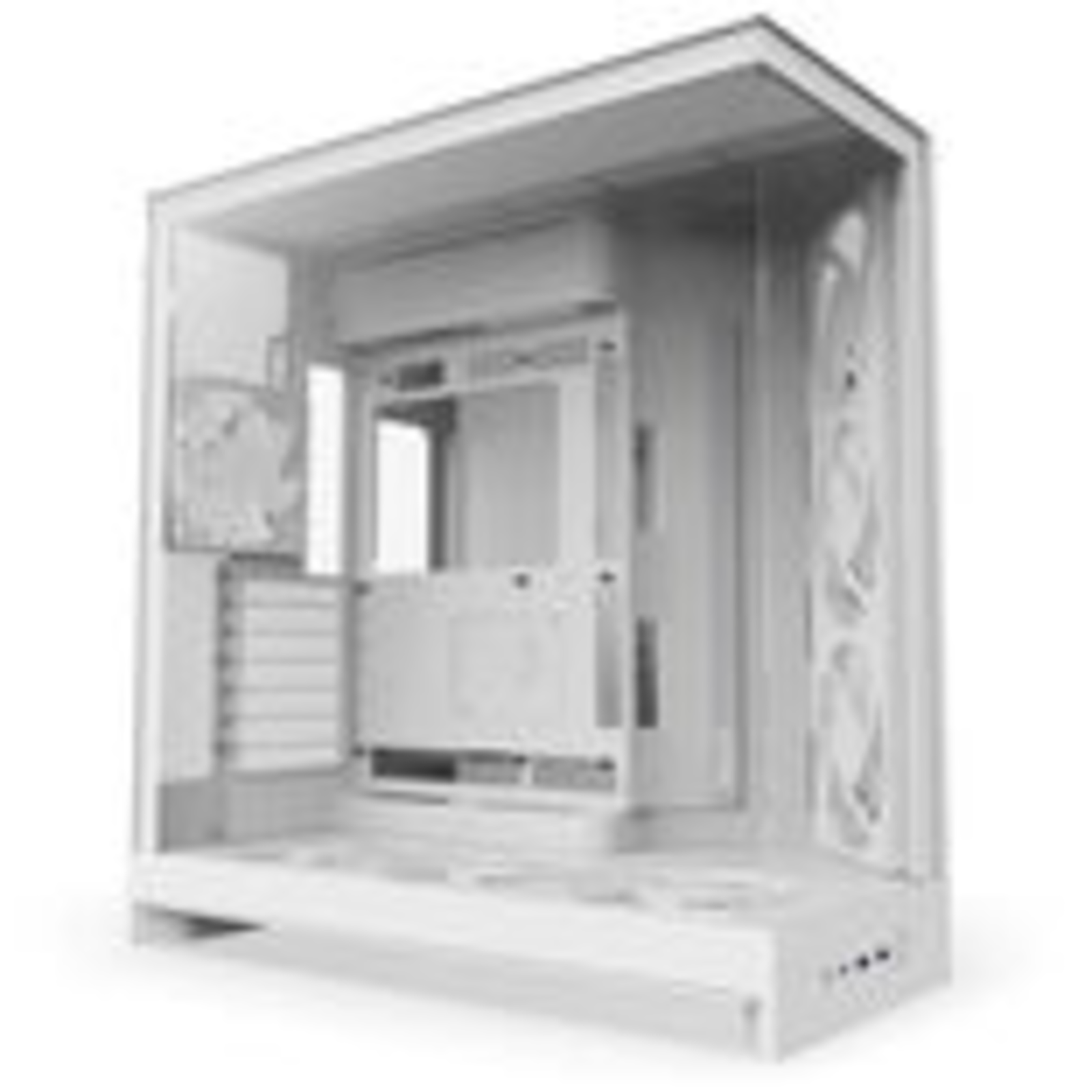 NZXT H9 FLOW RGB+ (2025) White PC Case