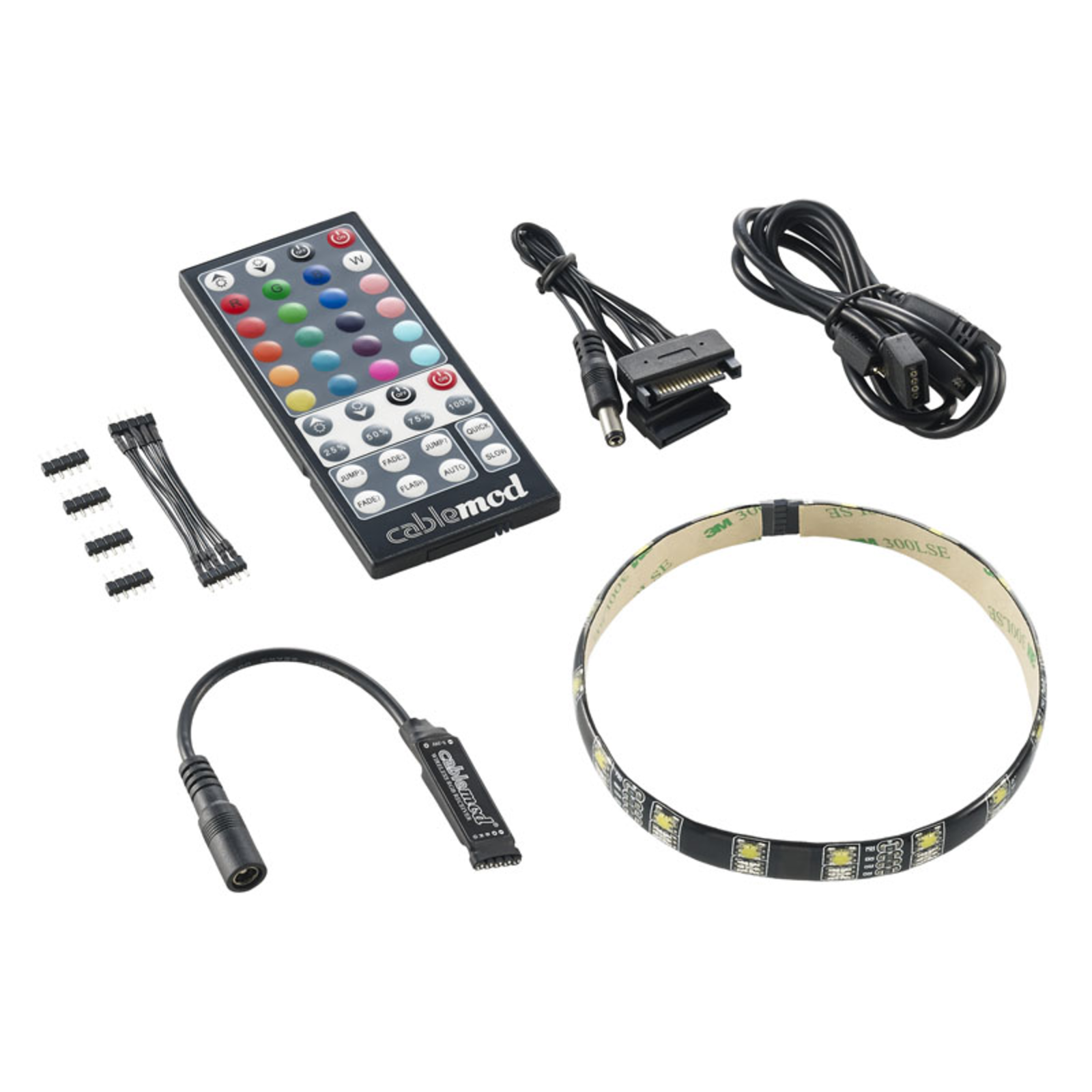 CableMod WideBeam Hybrid LED Kit 30cm RGB/W
