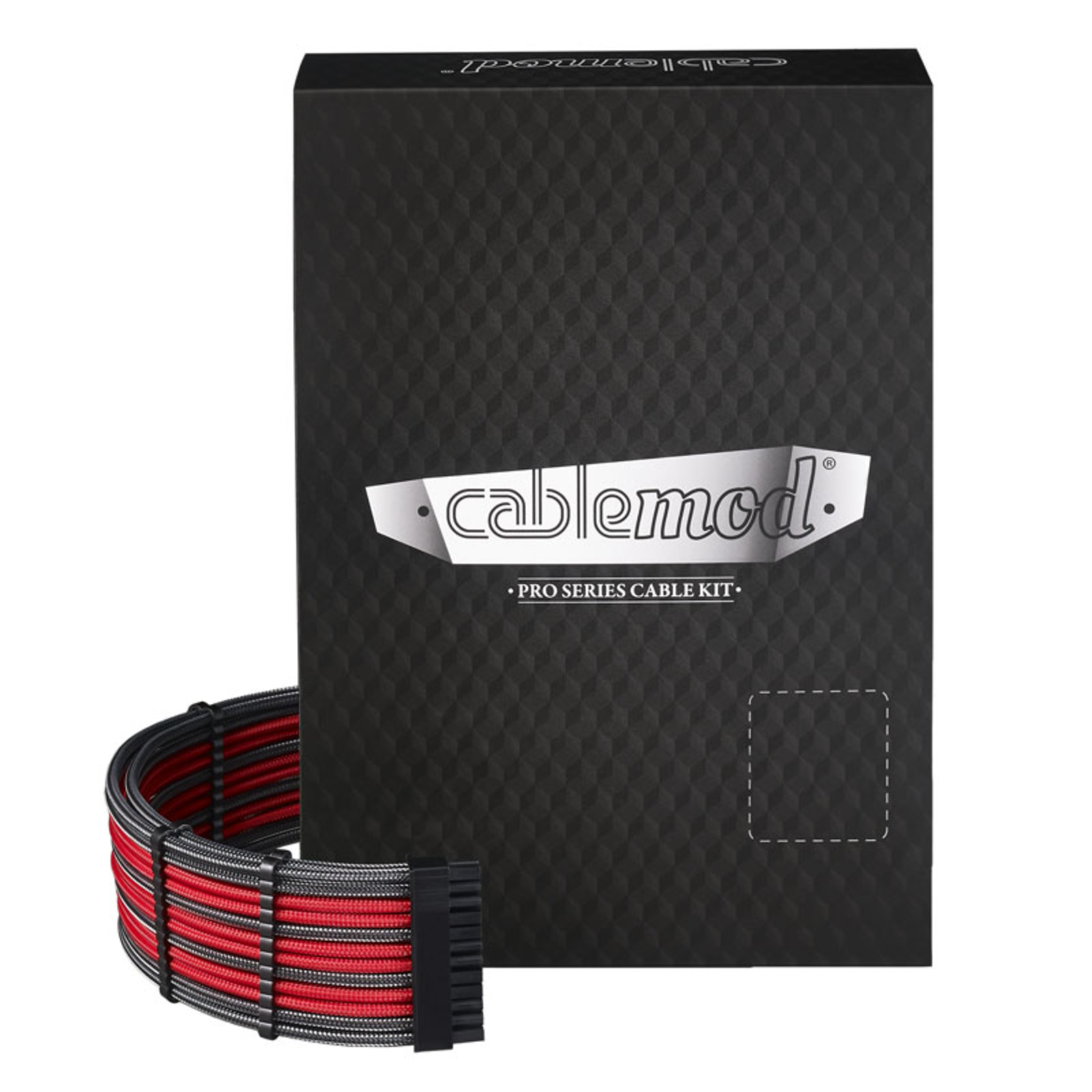 CableMod C-Series PRO ModMesh Cable Kit for AXi/HXi/RM (Yellow Label) Carbon/red
