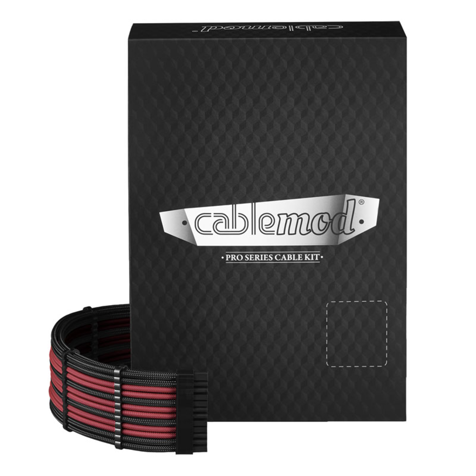 CableMod C-Series PRO ModMesh Cable Kit for AXi/HXi/RM (Yellow Label) Black/blood Red
