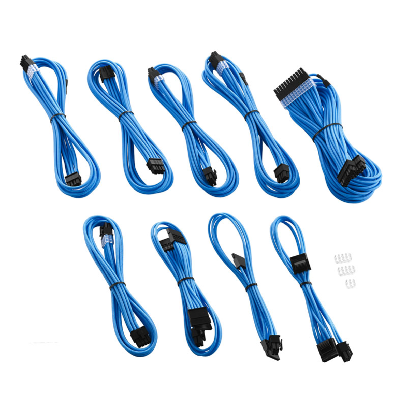 CableMod C-Series PRO ModMesh Cable Kit for AXi/HXi/RM (Yellow Label) Light Blue