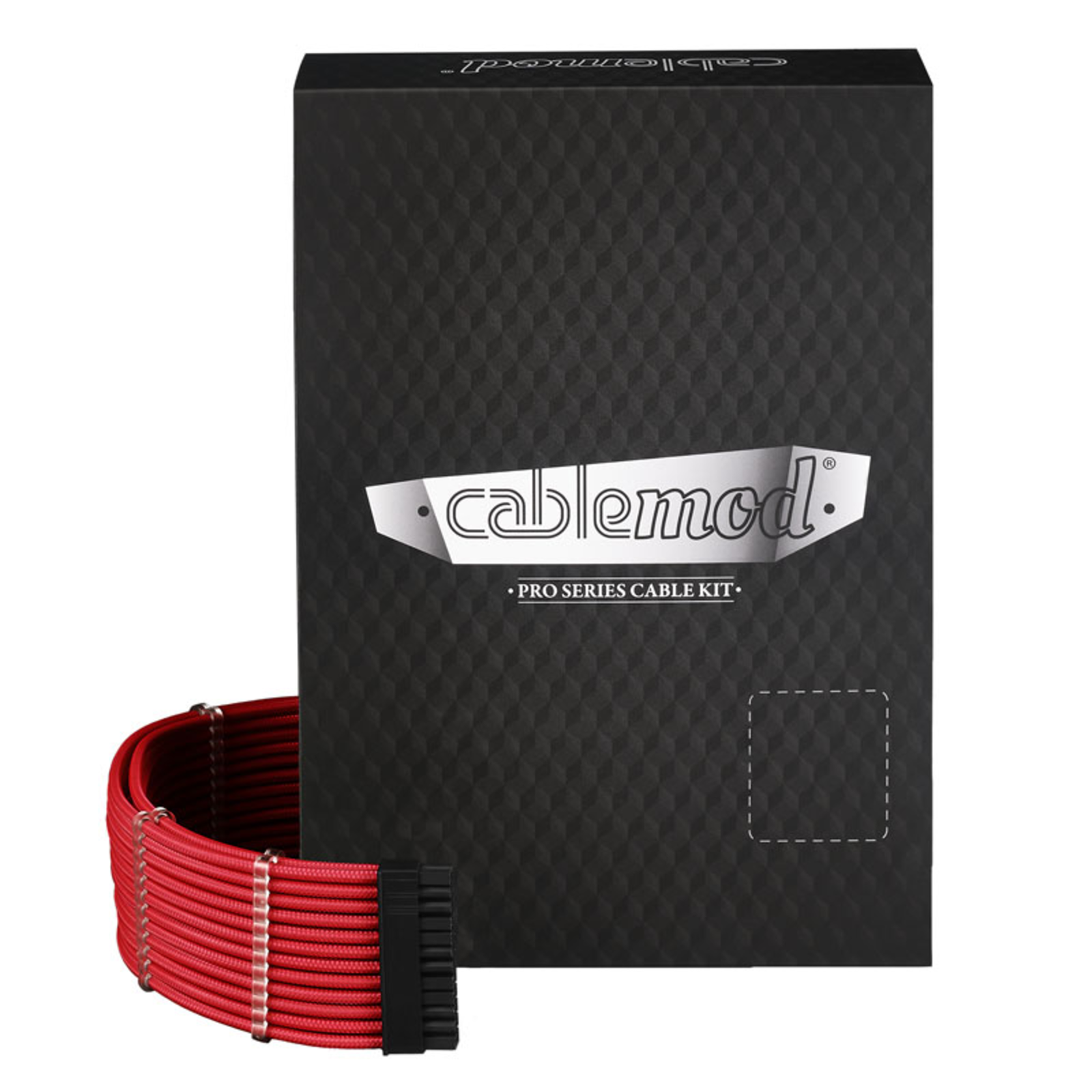 CableMod C-Series PRO ModMesh Cable Kit for AXi/HXi/RM (Yellow Label) Red