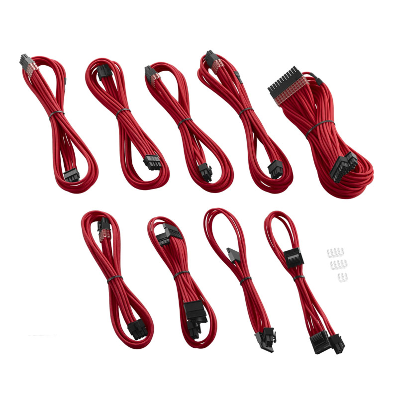 CableMod C-Series PRO ModMesh Cable Kit for AXi/HXi/RM (Yellow Label) Red