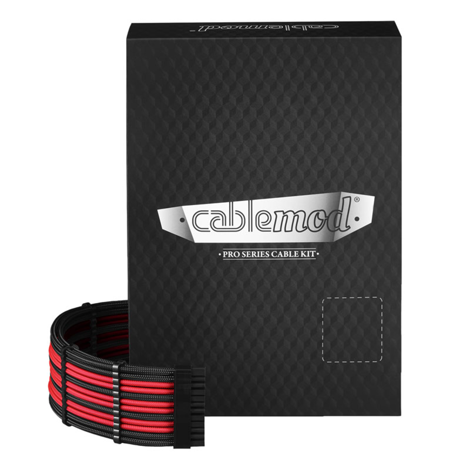 CableMod C-Series PRO ModMesh Cable Kit for RMi/RMx/RM (Black Label) Black/red