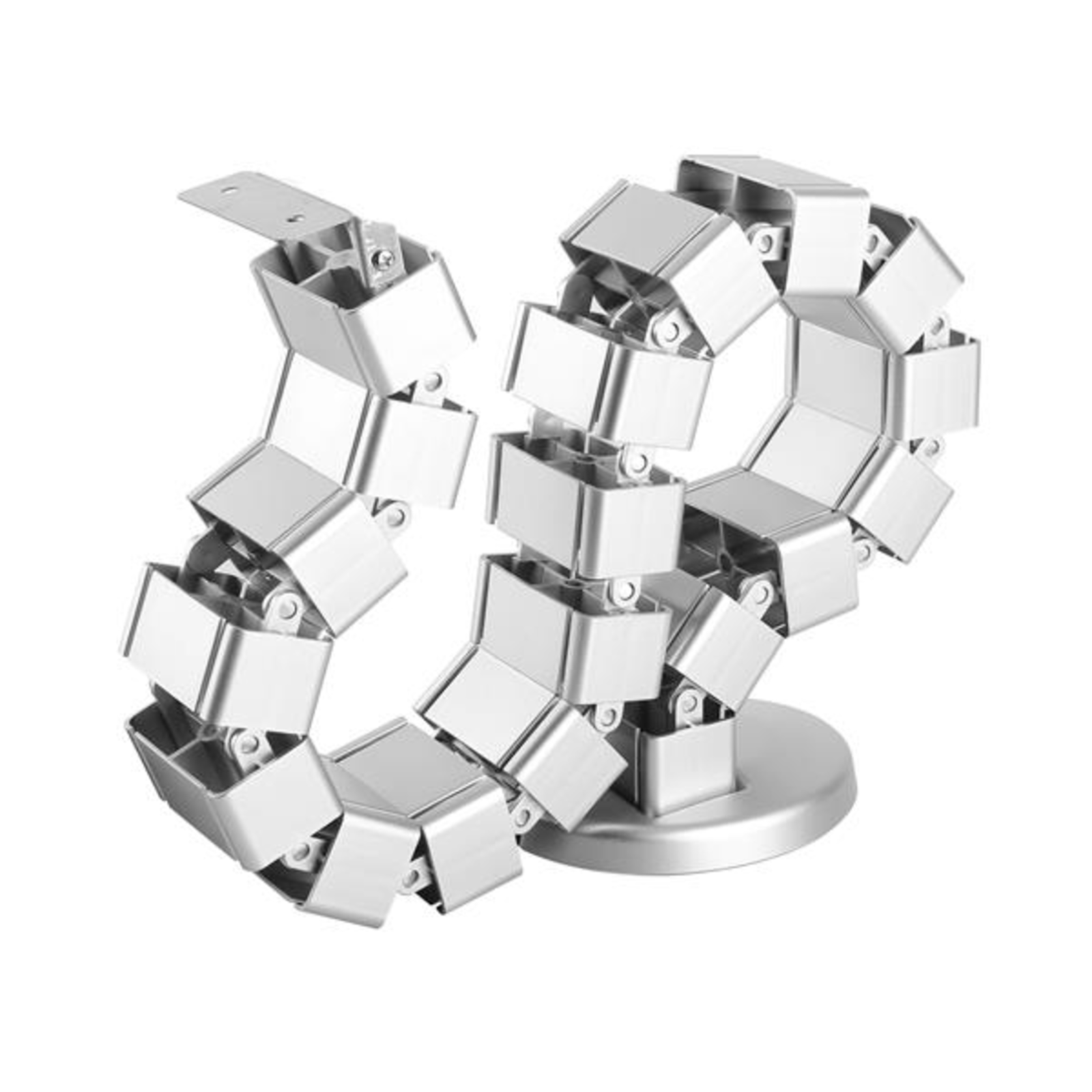 StarTech.com Cable Manager Snake Adjustable And Flexible Channelfour Channels Weighted Base